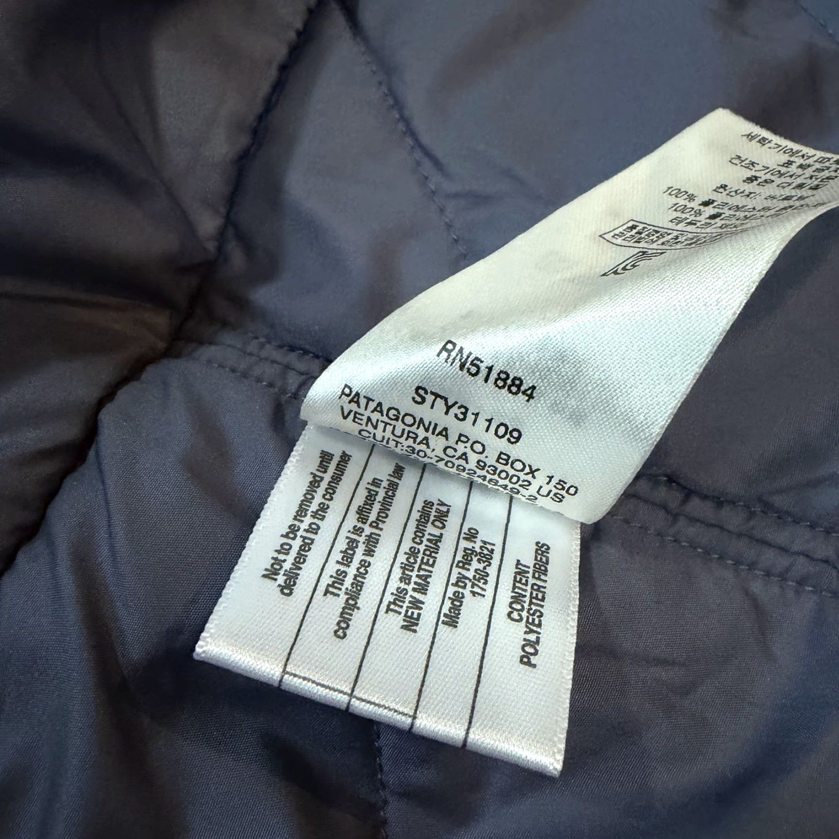 Patagonia Patagonia Snowbelle Jacket Insulated Style # 31109 Blue Purple XS Womens Ski Jacket Weatherproof Insulated Waterproof H2NO Size XS / US 0-2 / IT 36-38 - 6 Thumbnail