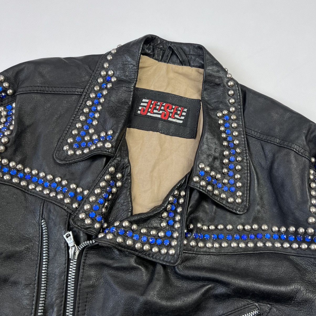 JET SET × Vintage Vintage Rare Jet Set Lamp Nappa Leather jacket Size M / US 6-8 / IT 42-44 - 2 Thumbnail