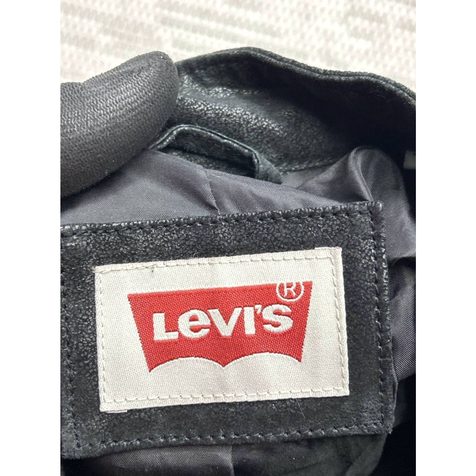 Levi's Levi's Jacket Womens Large Black Faux Leather Full Zip Jacket Size L / US 10 / IT 46 - 3 Thumbnail