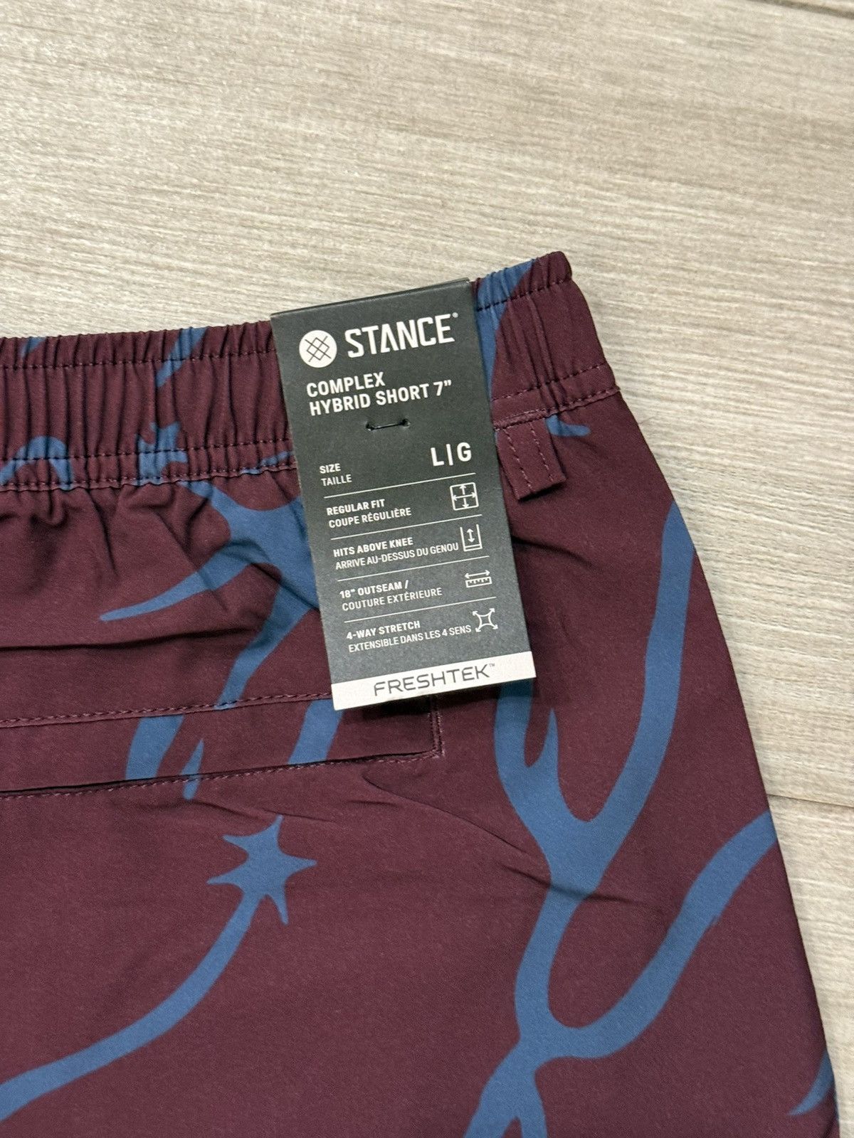 Stance Socks Stance Complex 2.0 Hybrid Short 7" Inseam Fig Size L Large Size US 34 / EU 50 - 6 Thumbnail