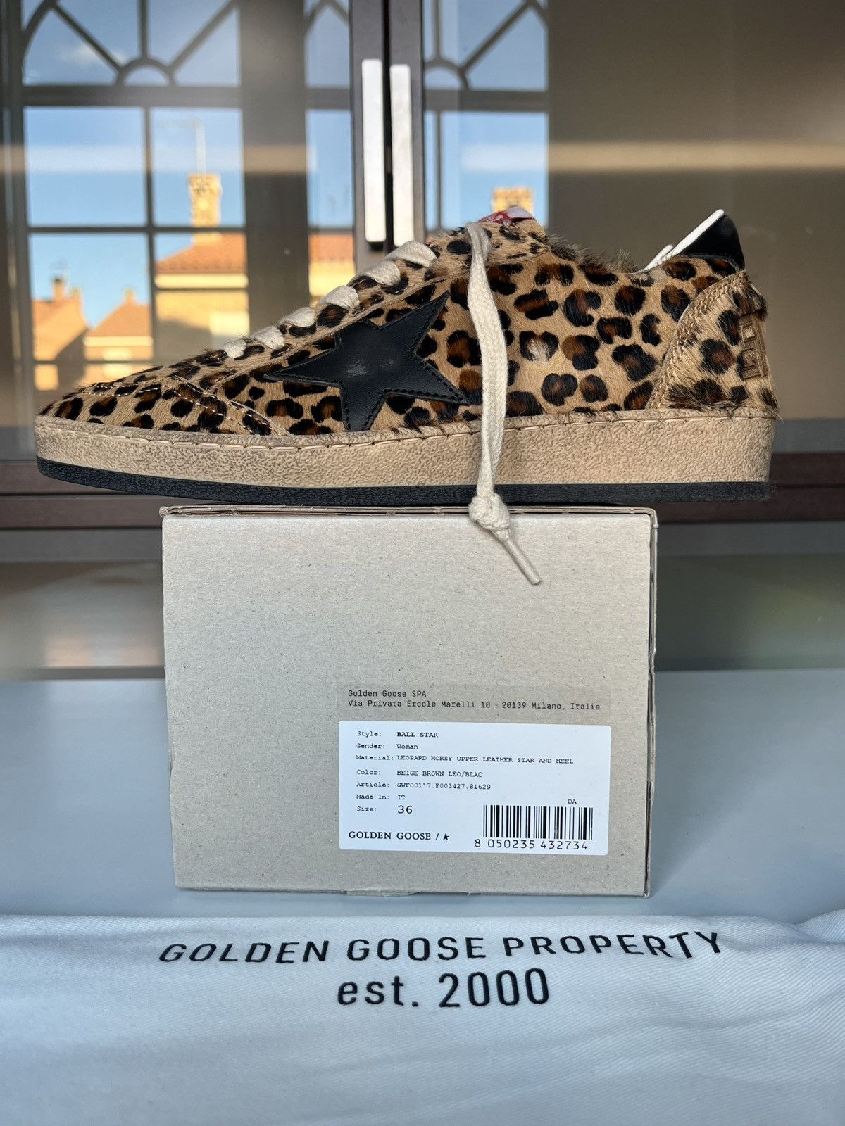 Golden Goose Ball Star Cheetah Print Size US 6 / IT 36 - 12 Thumbnail