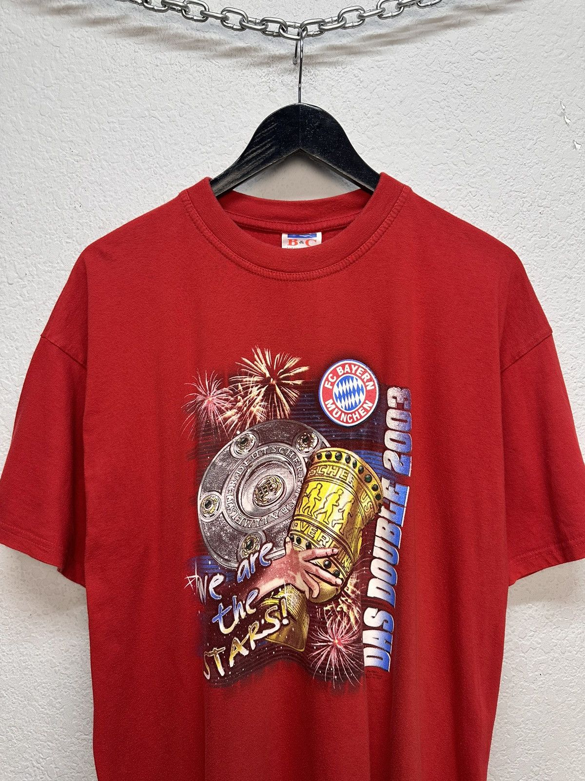 Nike FC Bayern Munich 2003 champions vintage football graphic tee Size US L / EU 52-54 / 3 - 2 Thumbnail