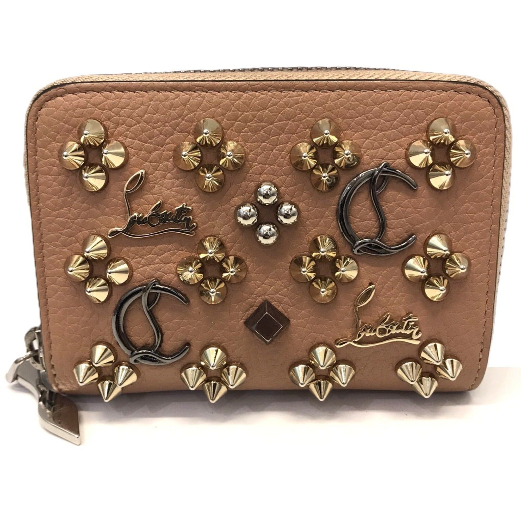 Christian Louboutin Christian Louboutin Panettone Coin Case, Leather, Pink, 3175223 Size ONE SIZE - 1 Thumbnail