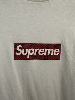 Supreme Snakeskin Box Logo Tee | Grailed