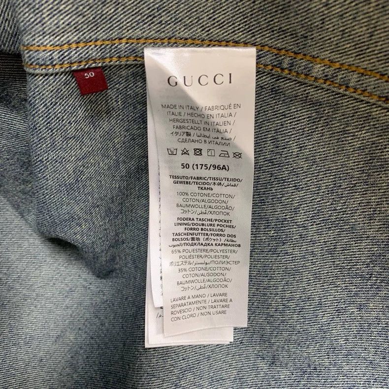 Gucci Gucci Denim short-sleeved shirt Size US M / EU 48-50 / 2 - 4 Thumbnail