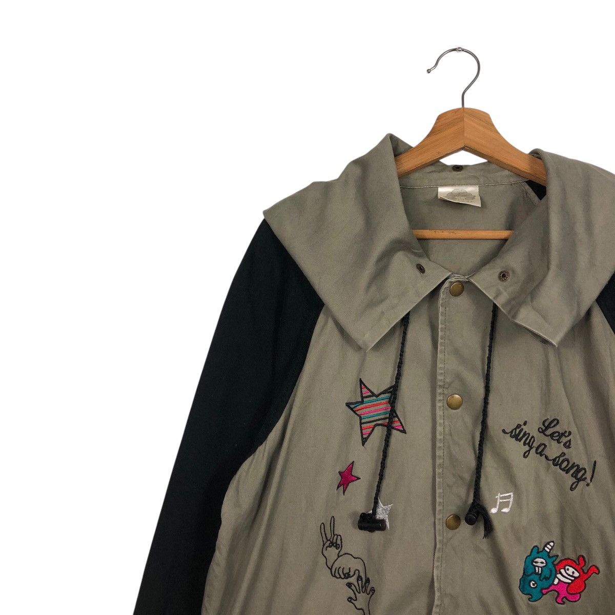 Japanese Brand × Vintage 📌Vintage Bomber Jacket Hoodie Scolar Big Logo Size US M / EU 48-50 / 2 - 8 Thumbnail