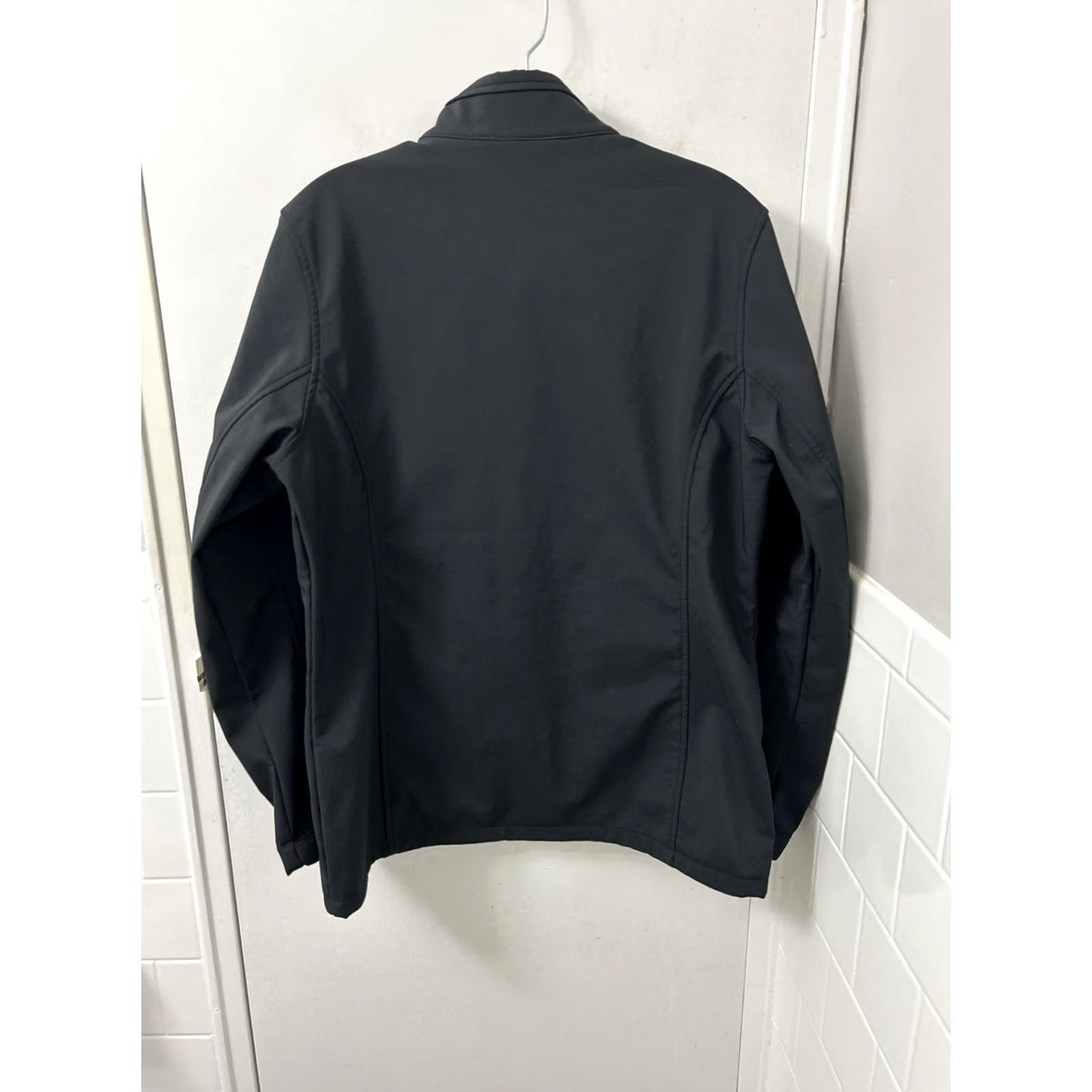 Vintage Clique Jacket Womens L Black Softshell Fleece Lined Size L / US 10 / IT 46 - 6 Thumbnail