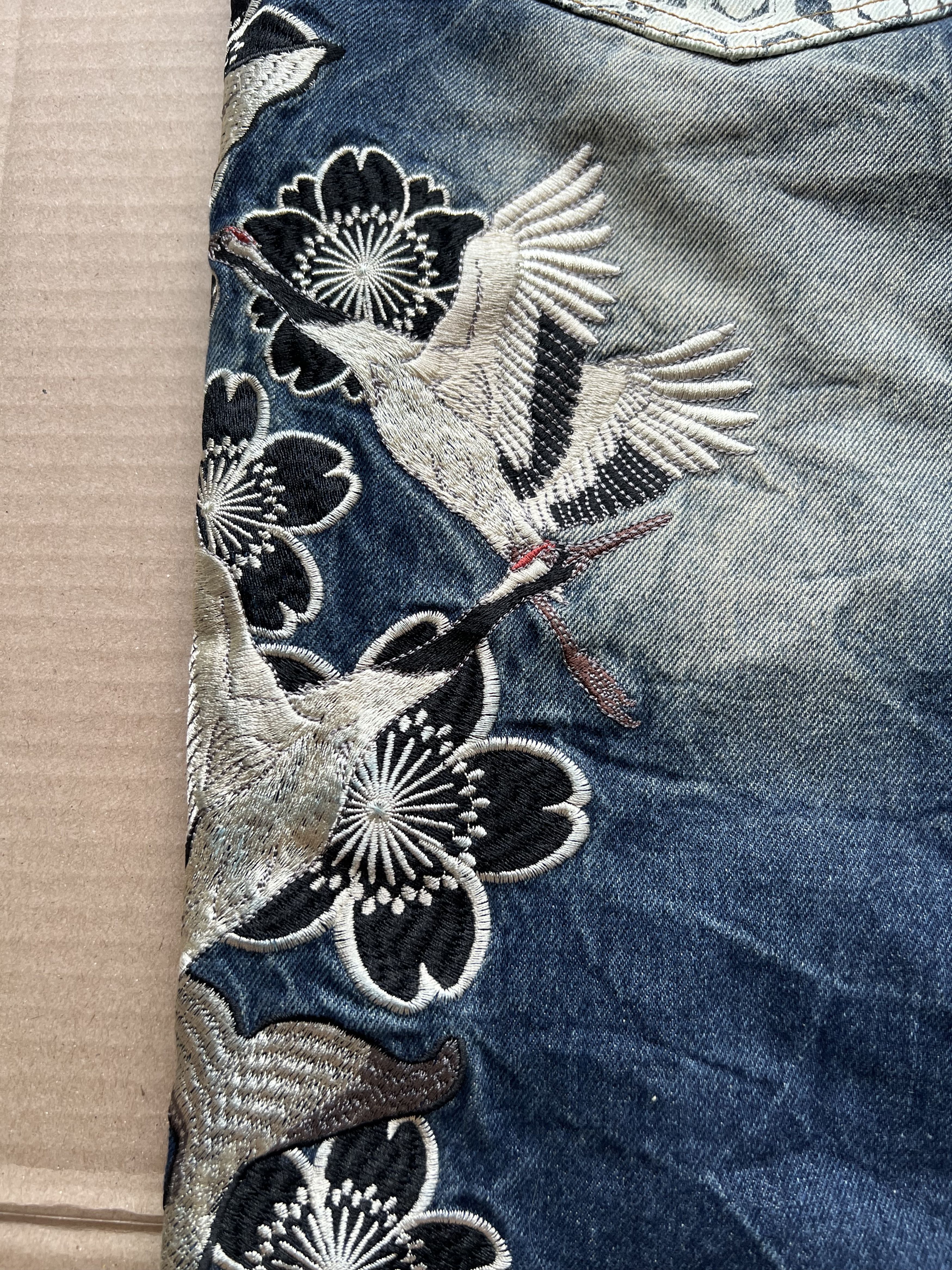 Japanese Brand FUGUTAITEN Embroidered Vintage Japenese Jeans Size US 40 / EU 56 - 6 Thumbnail