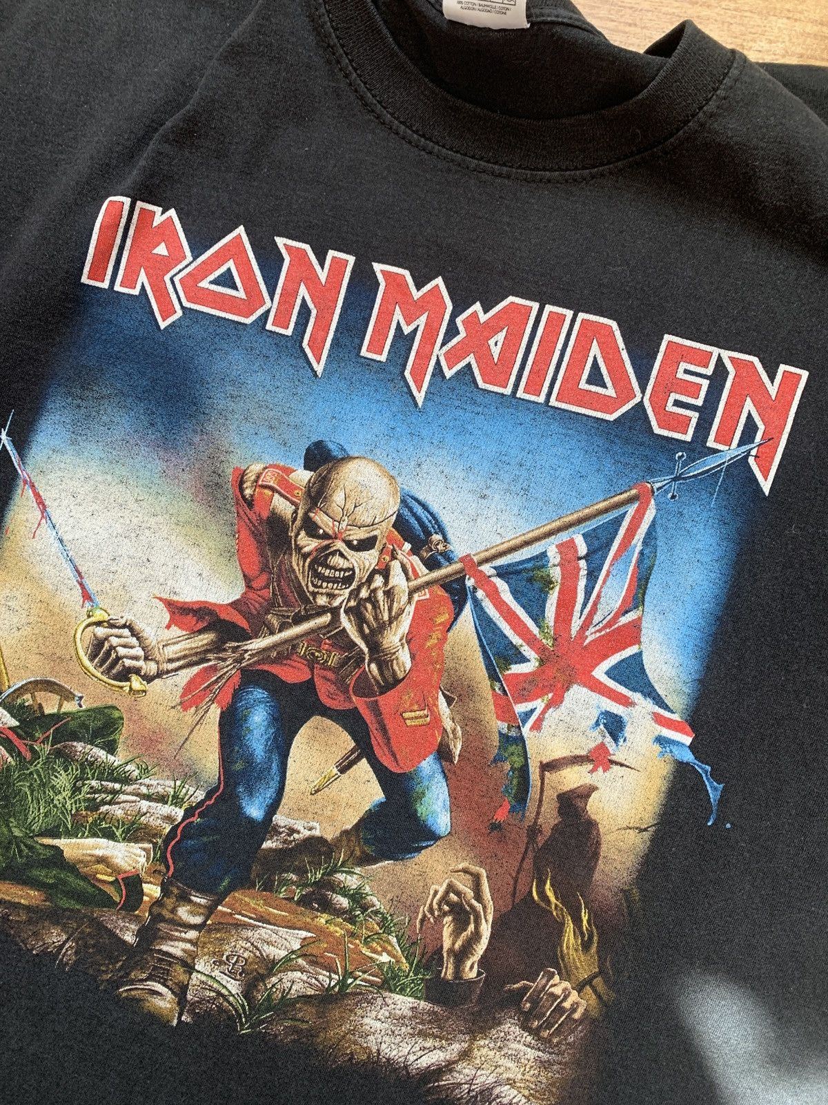 Fruit Of The Loom Iron Maiden The Trooper 2010 T Shirt Tee Size US L / EU 52-54 / 3 - 6 Thumbnail