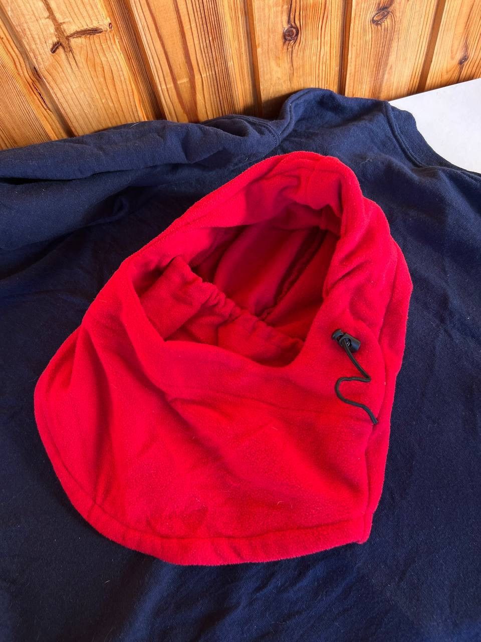 Marlboro 90s Marlboro Balaclava Racing style ski hat y2k red outdoor Size ONE SIZE - 4 Thumbnail