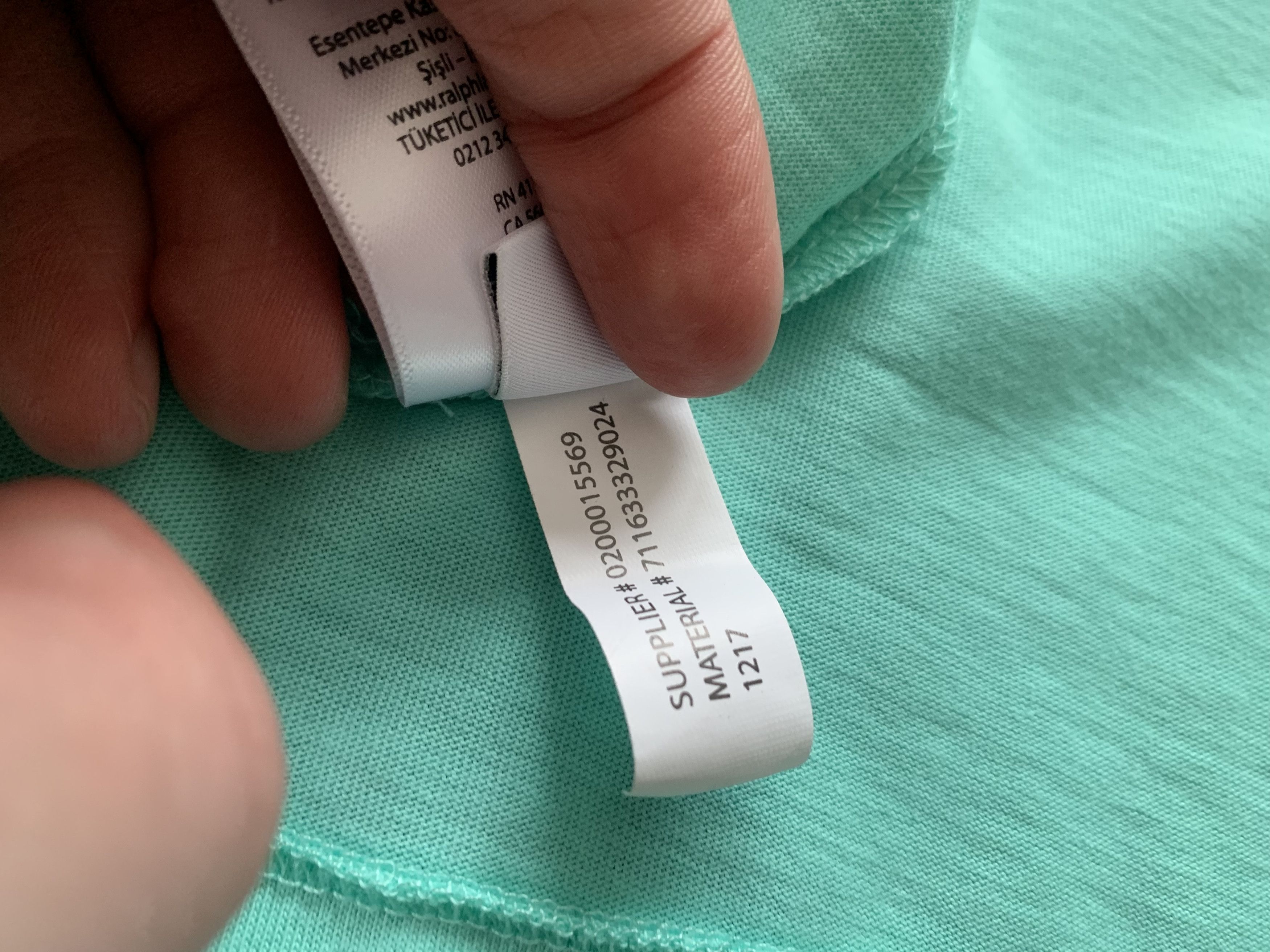 Polo Ralph Lauren Polo Ralph Lauren V-Neck Light Blue Cotton T-Shirt Size US XXL / EU 58 / 5 - 12 Thumbnail