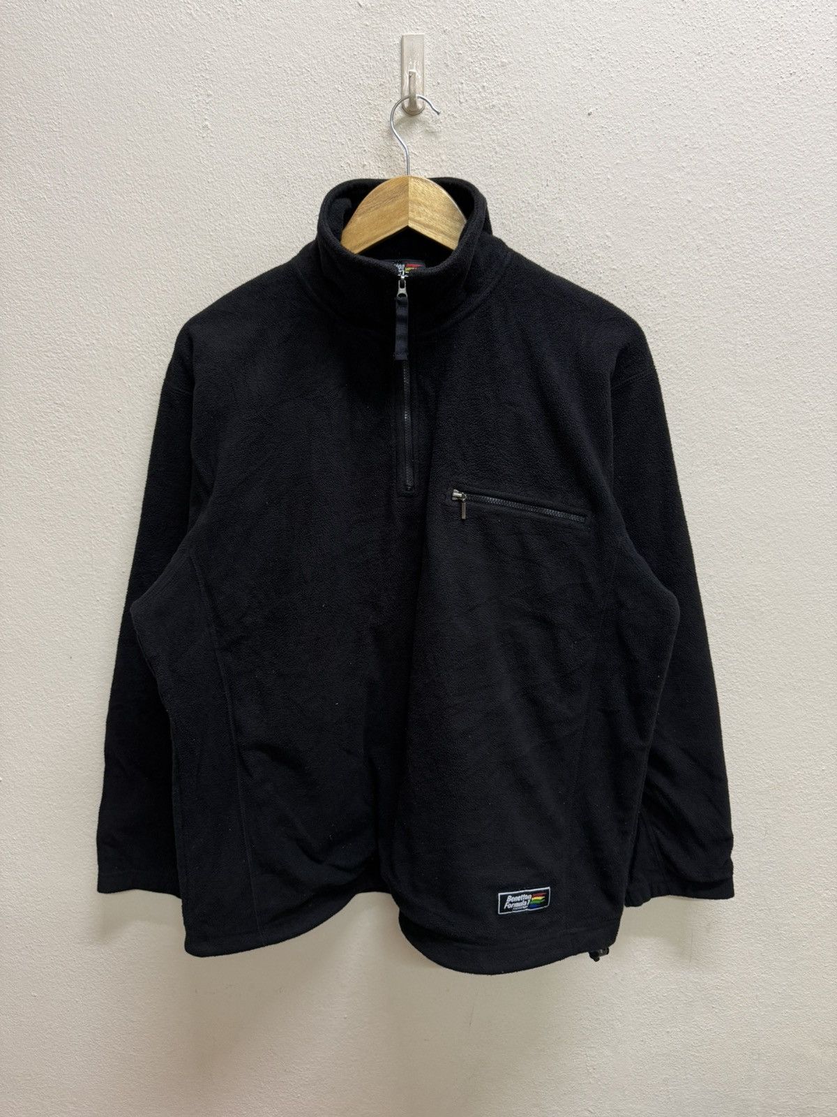 United Colors Of Benetton Benetton Formula 1 Racing Team Halfzipper Fleece Sweater Size US M / EU 48-50 / 2 - 16 Thumbnail