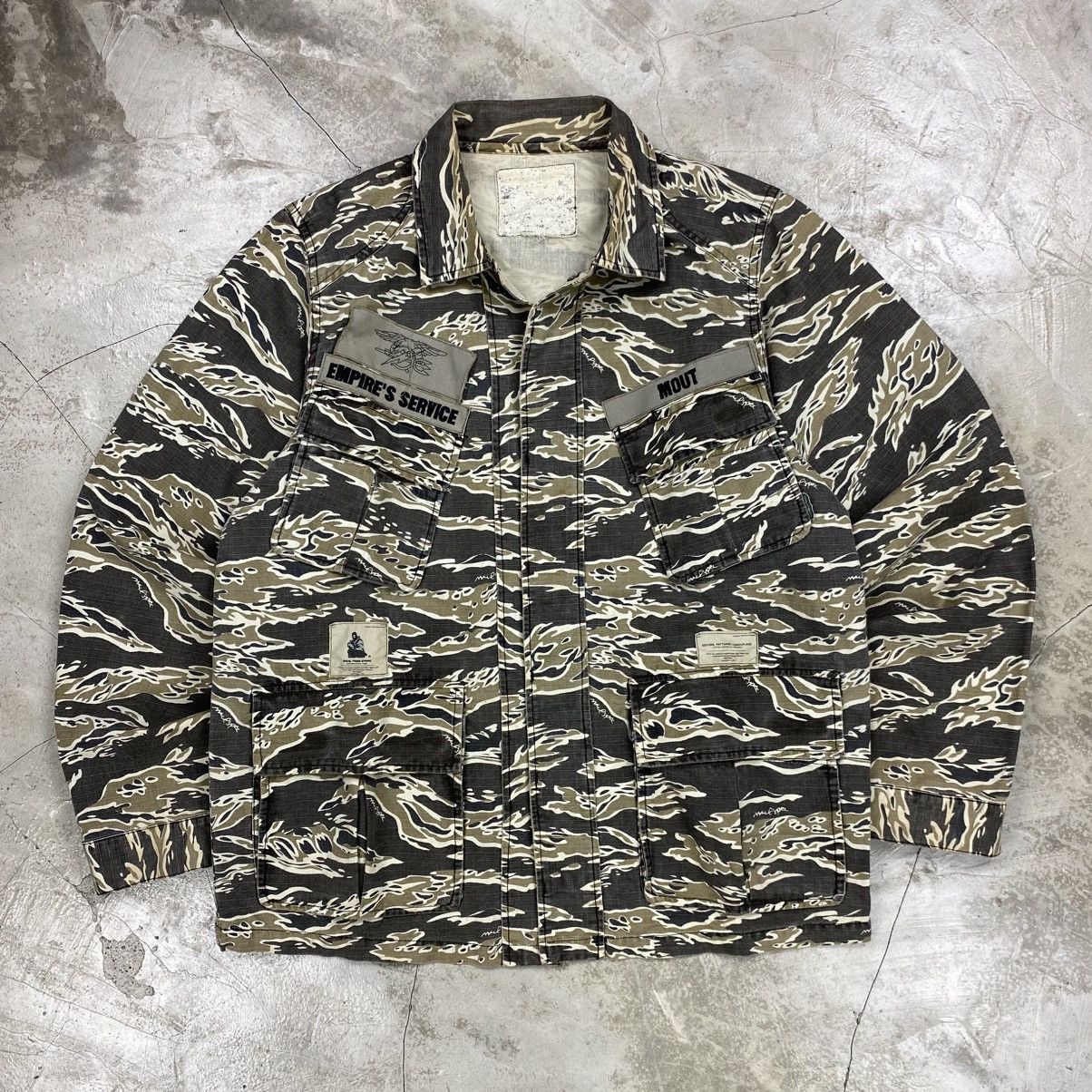 Wtaps M-65 Tiger Stripe Camouflage Jacket Size US L / EU 52-54 / 3 - 1 Thumbnail