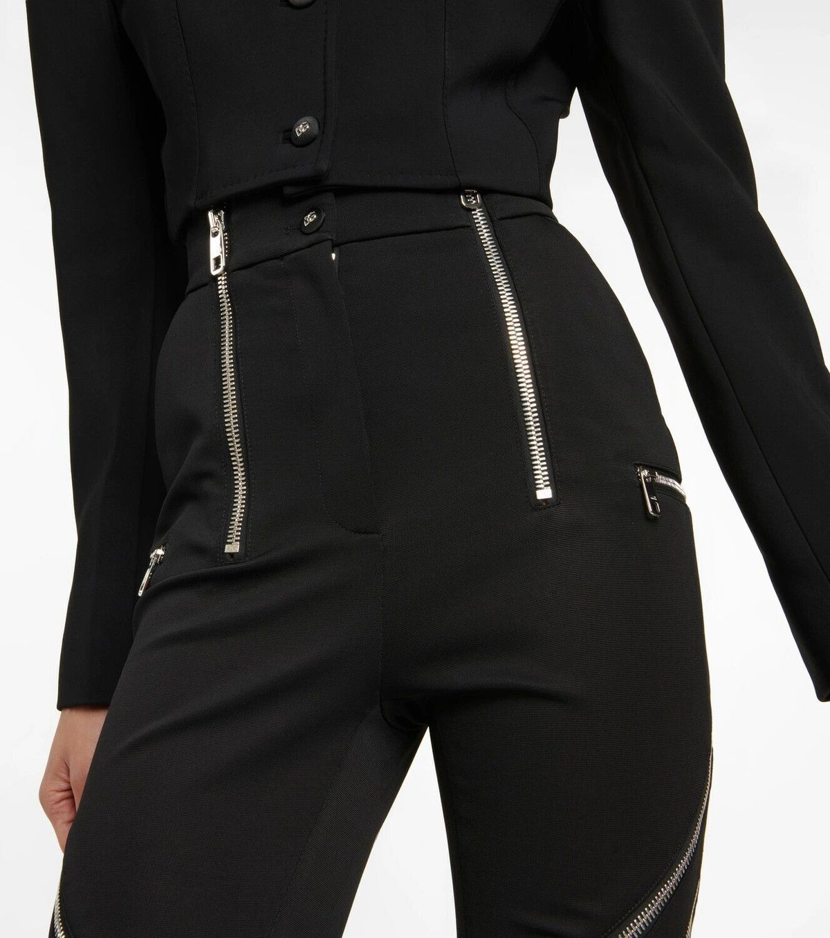 Dolce & Gabbana o1y0925 Zipped Pockets Pant in Black Size 32" / US 10 / IT 46 - 2 Thumbnail
