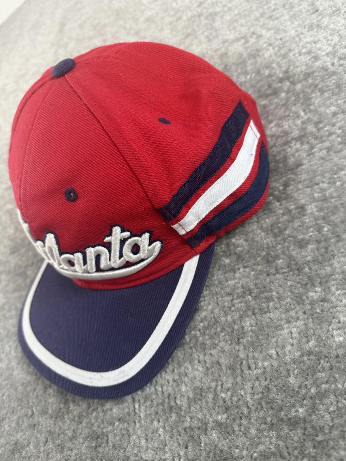 Other 70 Seven ATLANTA Snapback Hat RED WHITE & BLUE 3 Stripes Size ONE SIZE - 2 Thumbnail