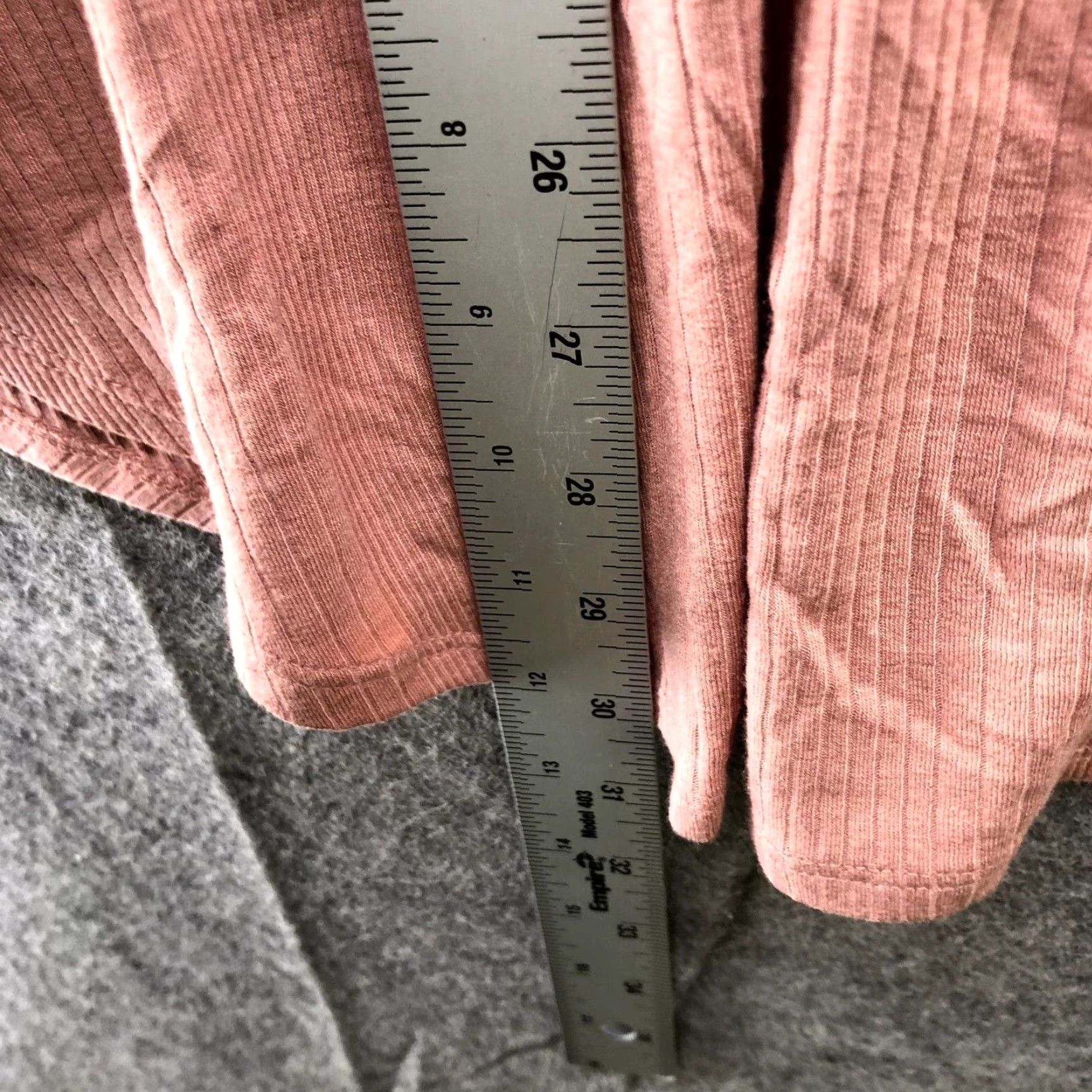 Lou & Grey Lou & Grey Signaturesoft Long Sleeve T Shirt Womens XXL Pink Crewneck Ribbed Size XXL / US 16-18 / IT 52-54 - 7 Thumbnail