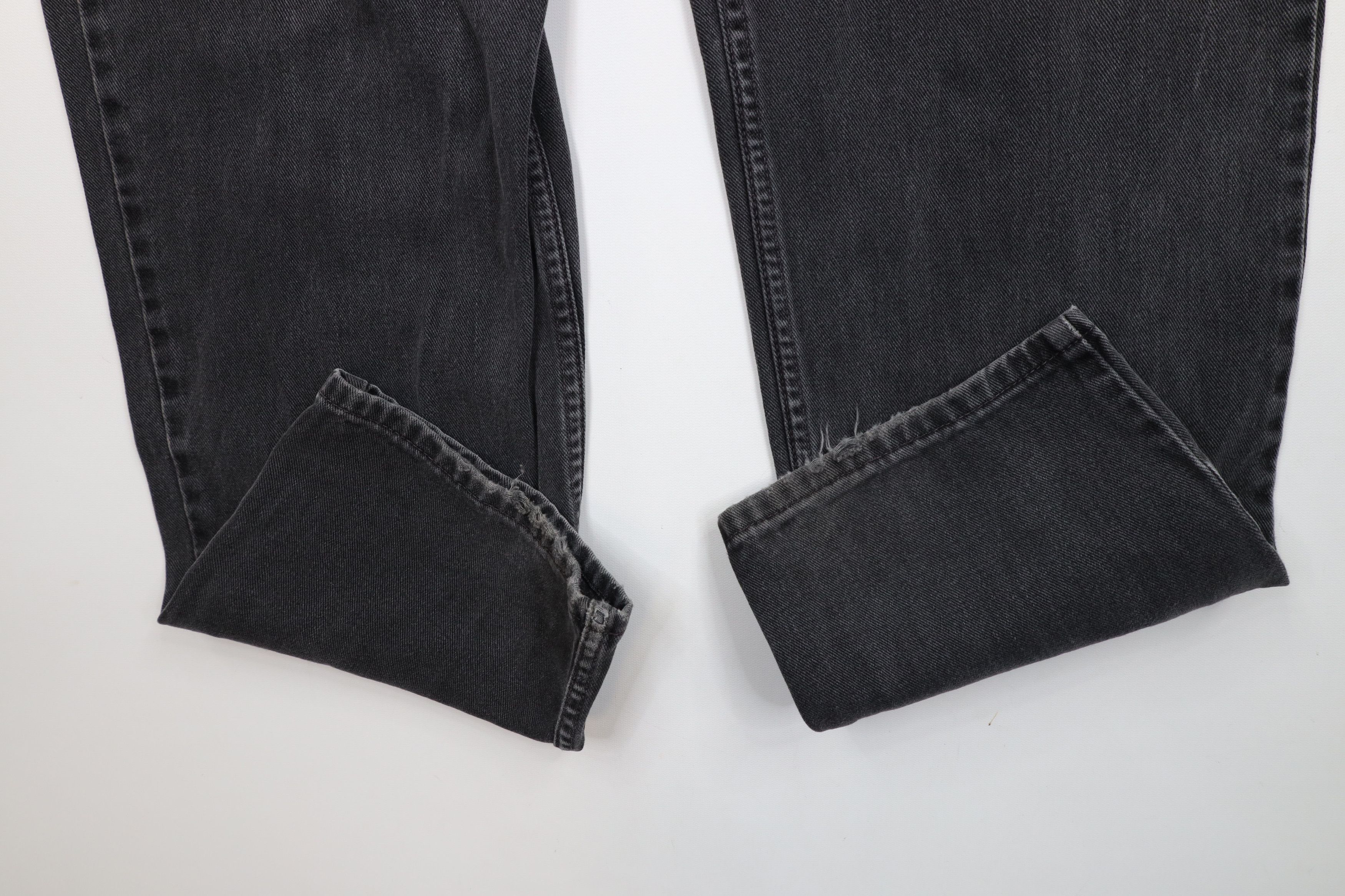 Levi's × Vintage Vintage Y2K 2001 Levis 550 Relaxed Fit Denim Jeans Black Size US 36 / EU 52 - 5 Thumbnail