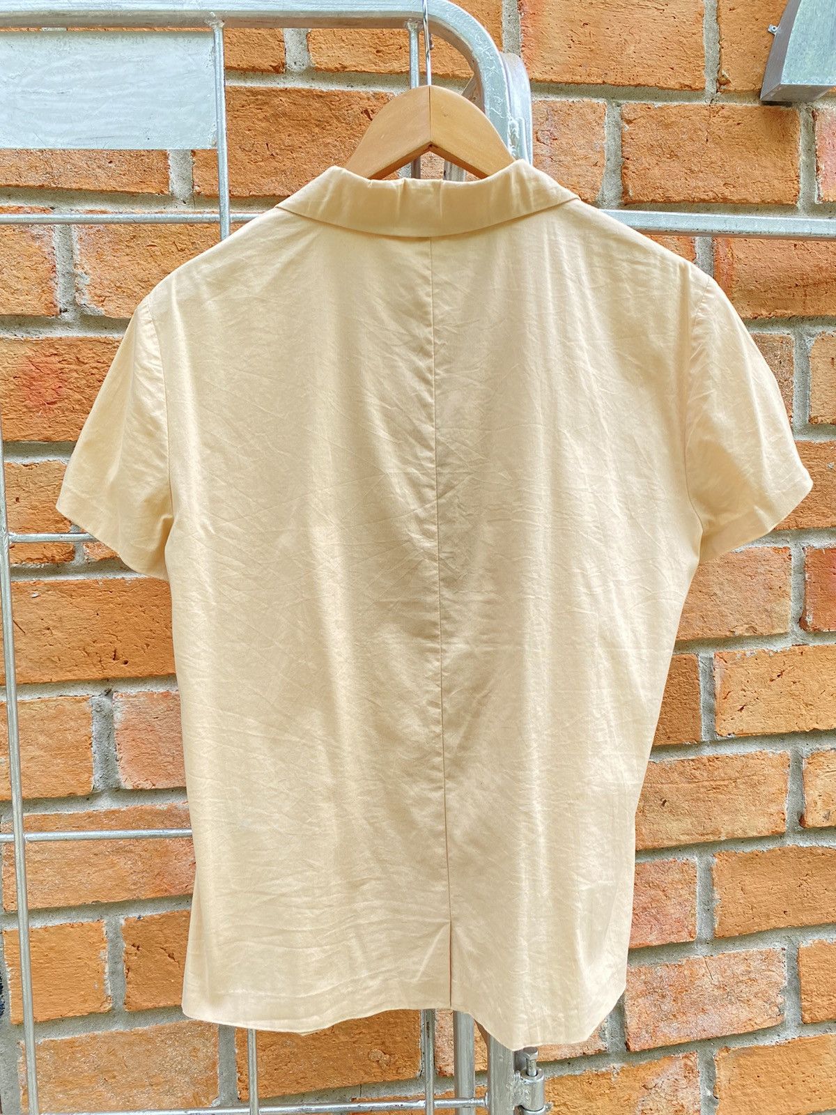 Jil Sander JILSANDER beige blouse shirt Size M / US 6-8 / IT 42-44 - 6 Thumbnail