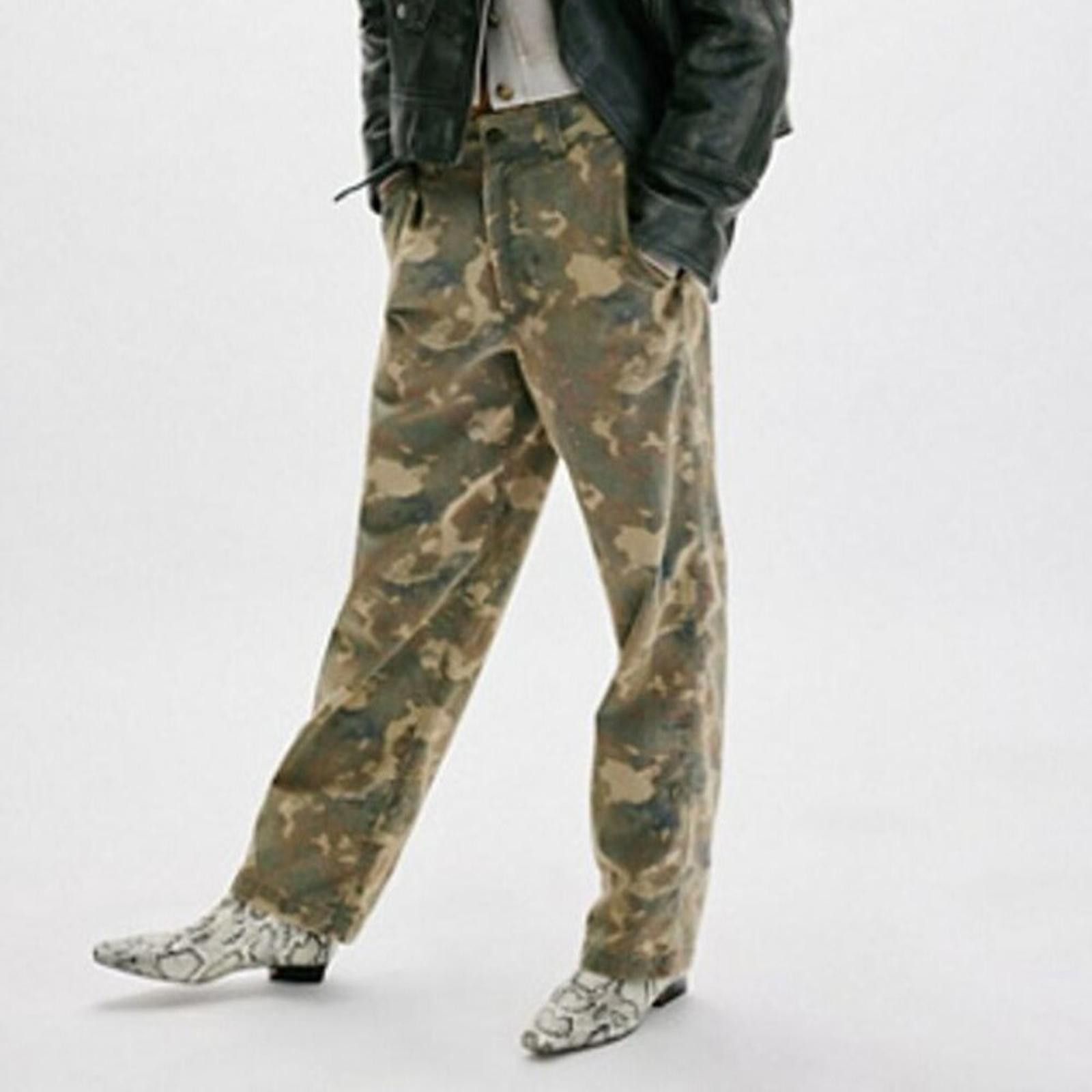 Free People NWT Free People Cleo Camo Chino Pants Size 32" / US 10 / IT 46 - 4 Thumbnail
