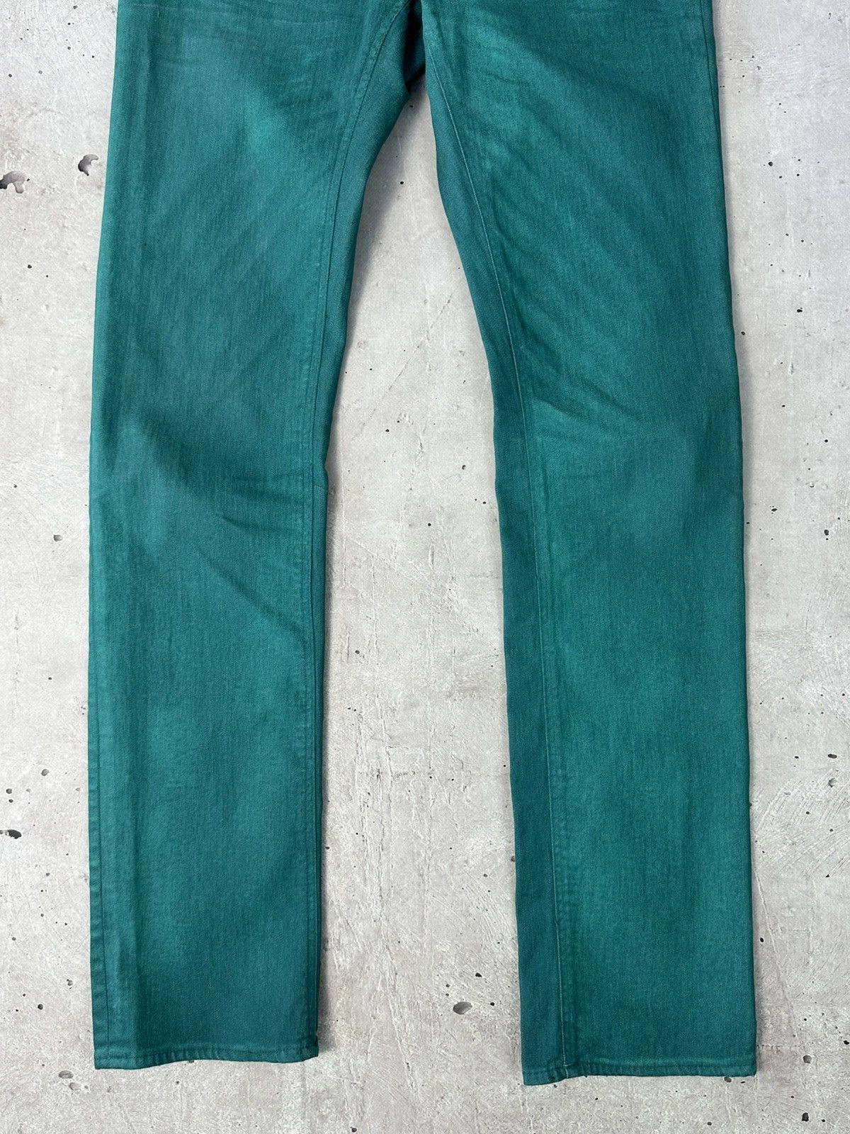 Acne Studios Acne Studios Hep Used Twill Jade Green Women’s Jeans Size 30" / US 8 / IT 44 - 3 Thumbnail