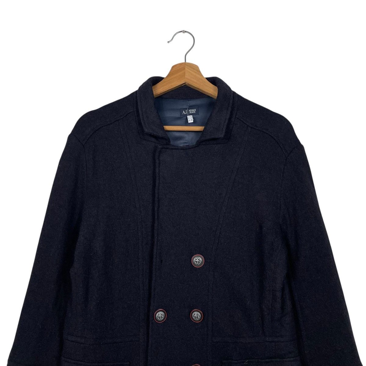 Armani Armani Jeans Brotherhood Double Breasted Jacket Size US XS / EU 42 / 0 - 2 Thumbnail