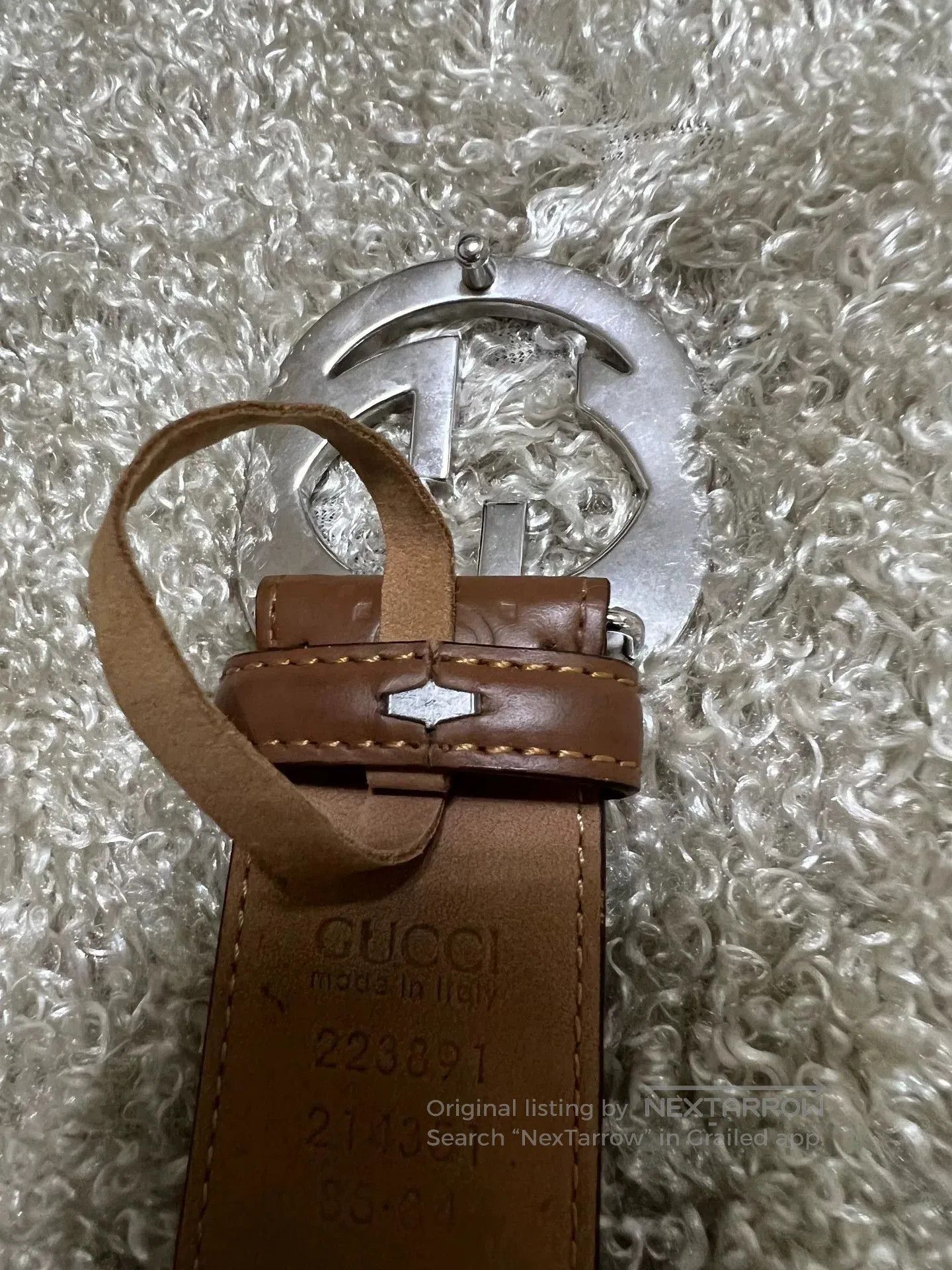Gucci Gucci Men's Double G Leather Belt. Size ONE SIZE - 4 Thumbnail