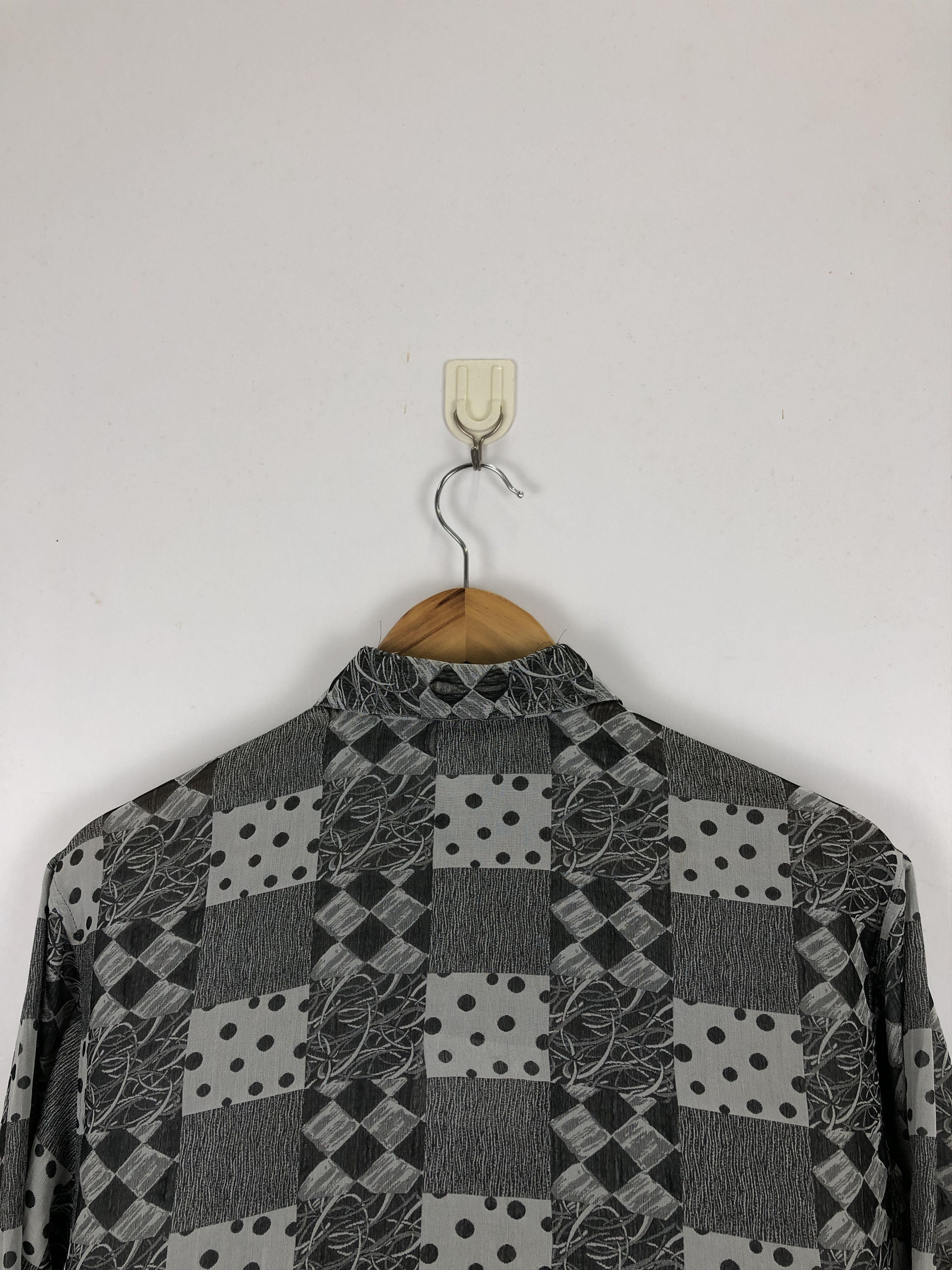 Designer × Vintage Vintage Carven Paris Square Button Up Silk Shirt TA0452 Size US M / EU 48-50 / 2 - 4 Thumbnail