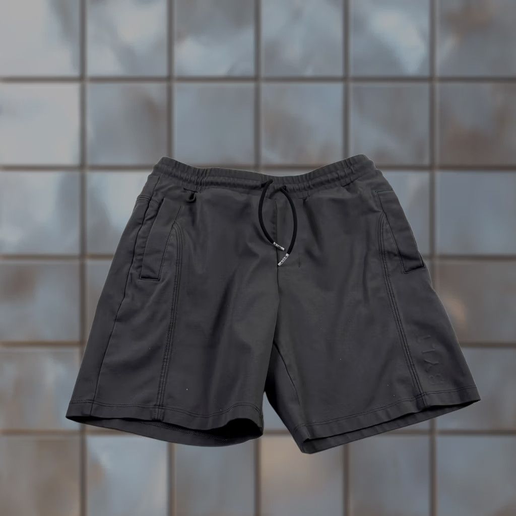 Asics BYLT Jogger Shorts Mens S Gray Premium Basics Casual Stretch Athleisure Size US 29 - 1 Thumbnail