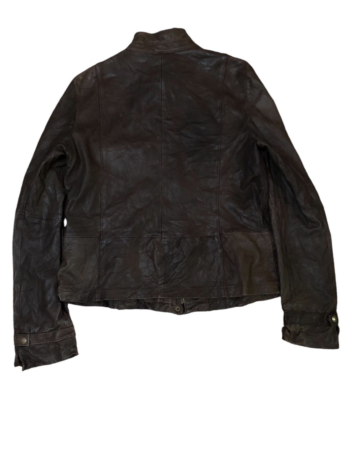 Leather × Tomorrowland Macphee Tomorrowland Cropped Lamb Leather Jacket Size XS / US 0-2 / IT 36-38 - 2 Thumbnail