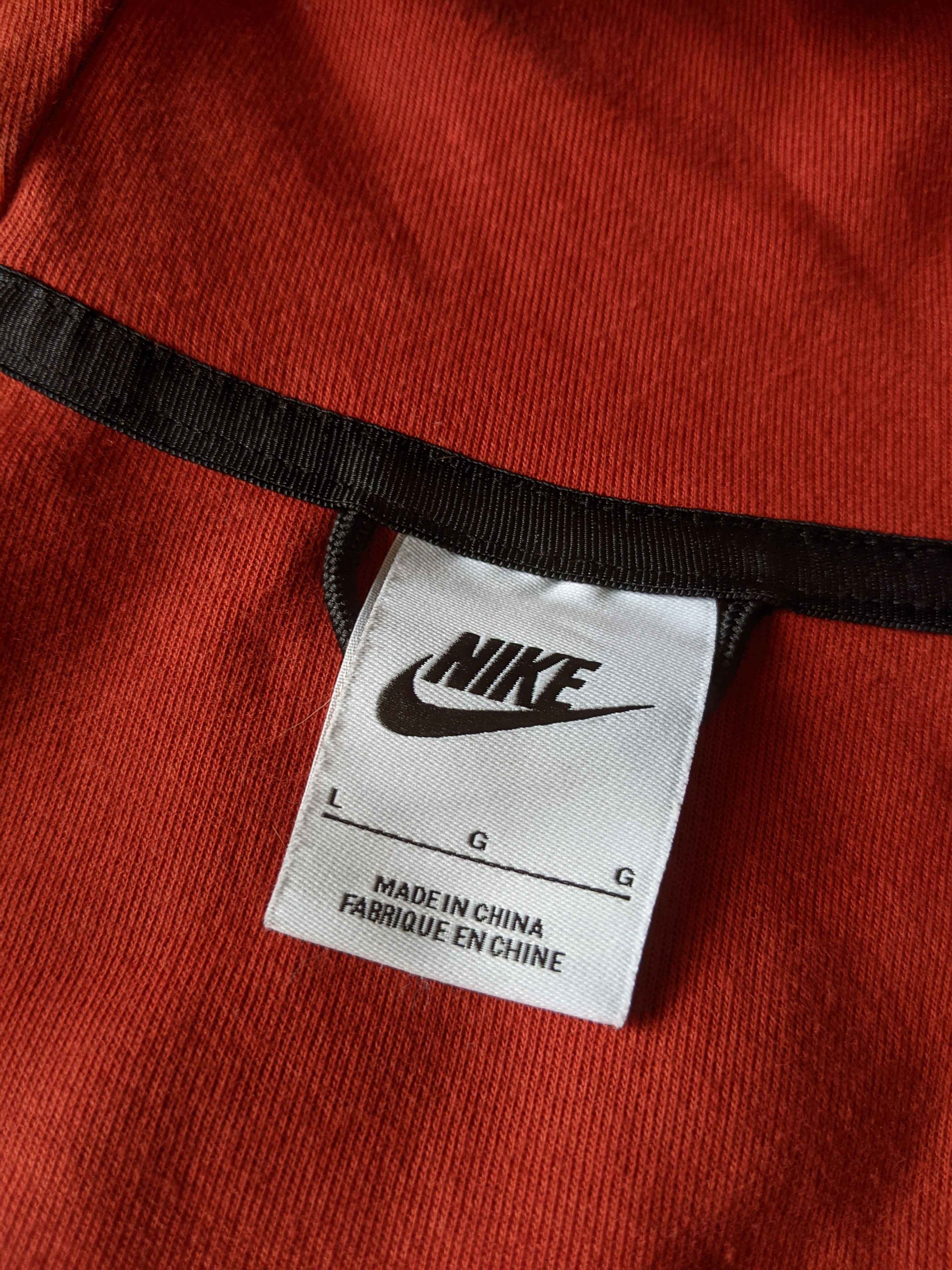 Nike Nike Women's Red Tech Fleece Windrunner Full Zip Hoodie Size L / US 10 / IT 46 - 5 Thumbnail