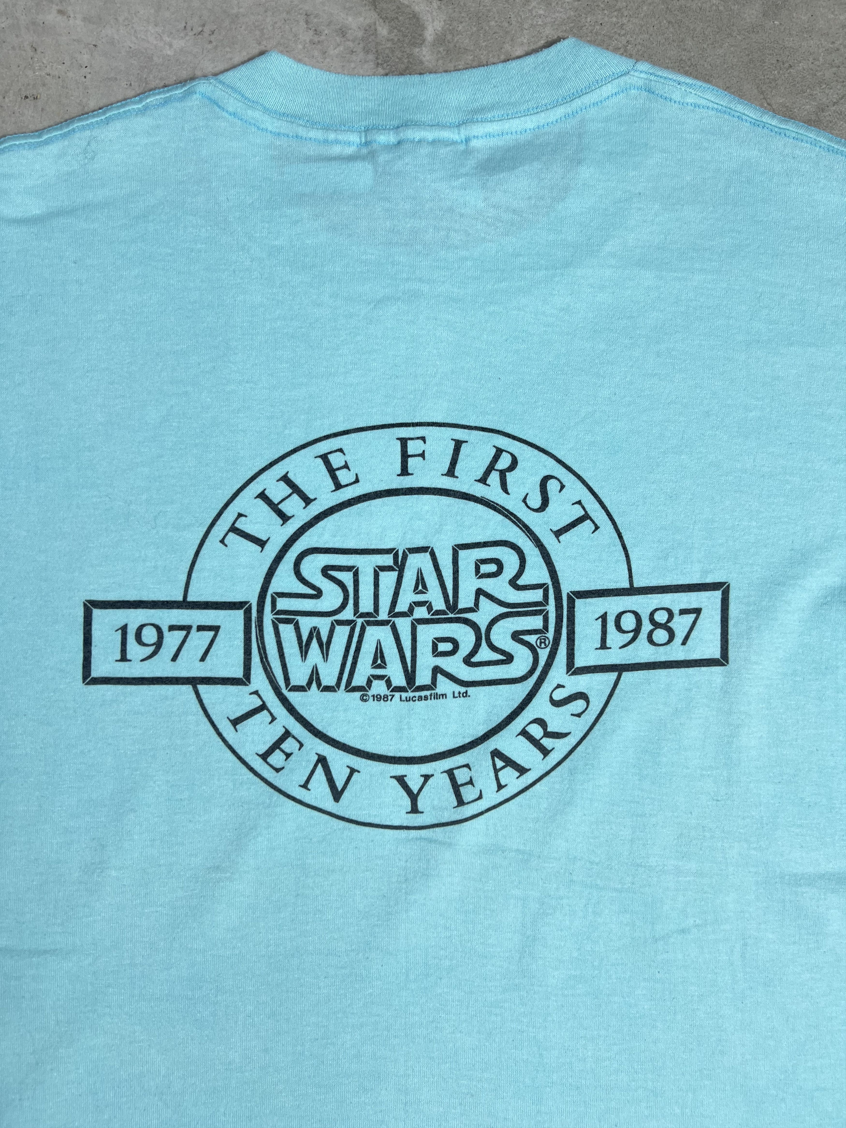 Star Wars Vtg 80s Star Wars Movie The First Ten Years (XL) GTMD749 Size US XL / EU 56 / 4 - 2 Thumbnail