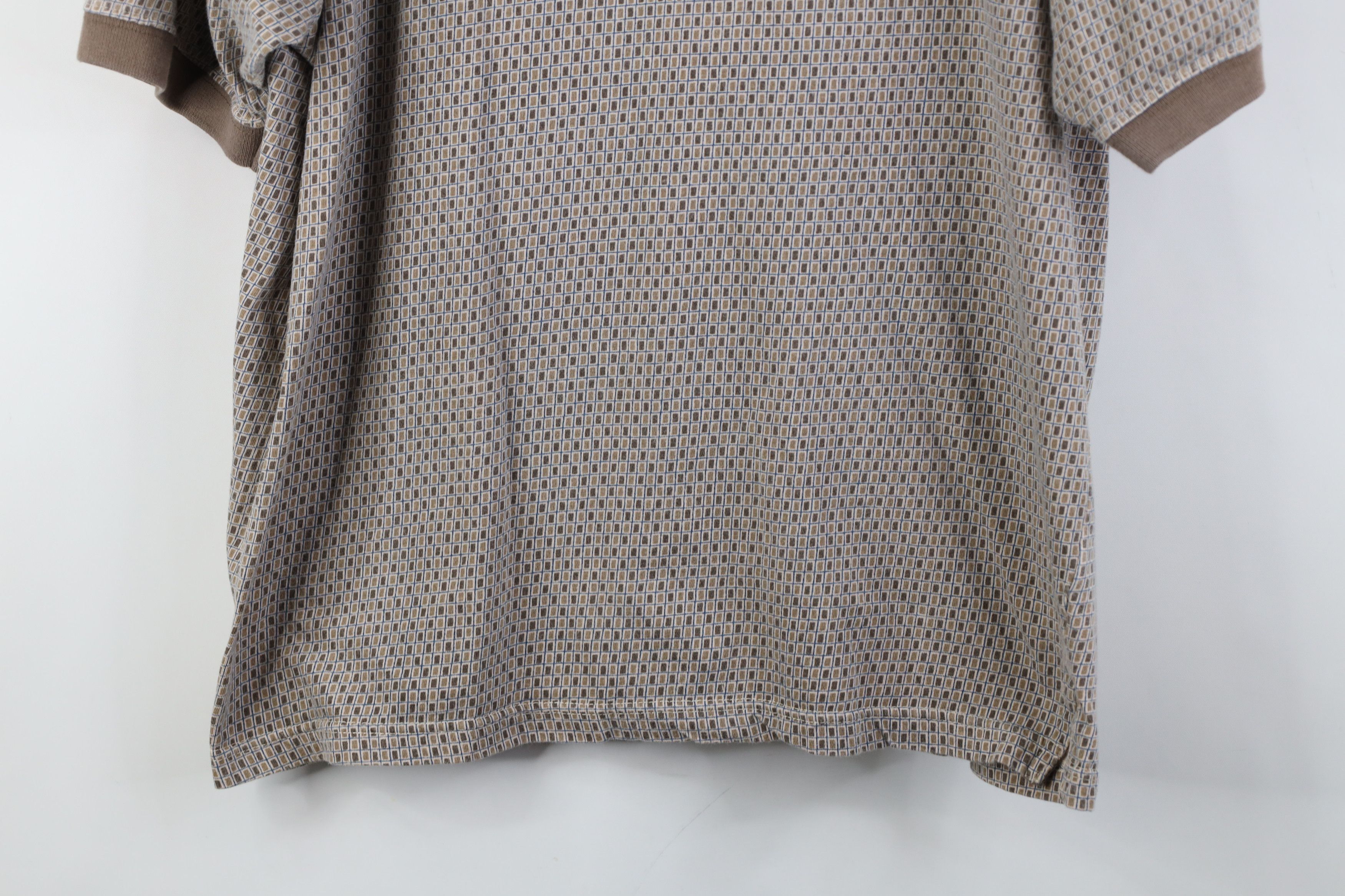 Vintage Vintage 90s Streetwear Knit Golf Polo Shirt Earth Tone Size US L / EU 52-54 / 3 - 3 Thumbnail