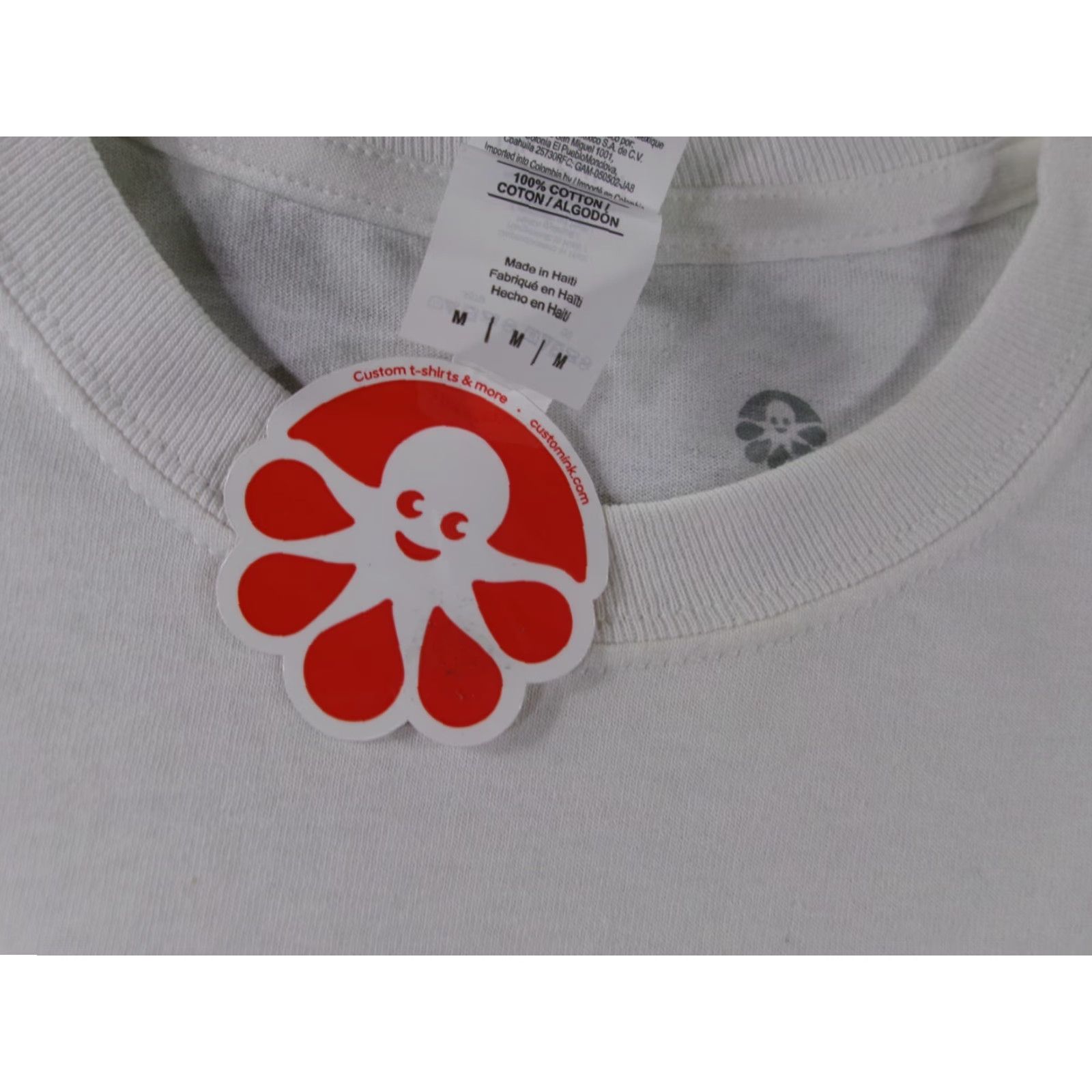 Vintage Continue Shirt Men Medium White Graphic Print Logo CustomInk T-Shirt Crew Neck Long Sleeve Mens 2000s? Size US M / EU 48-50 / 2 - 3 Thumbnail