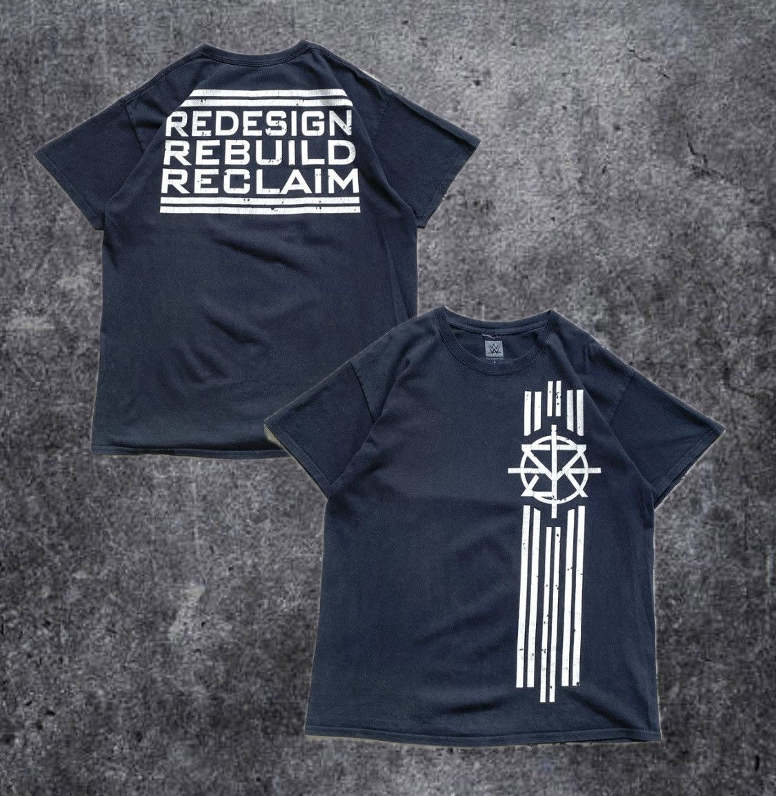 WWE Vintage Faded WWE Seth Rollins tee WWF Triple H CM Punk Size US L / EU 52-54 / 3 - 1 Thumbnail