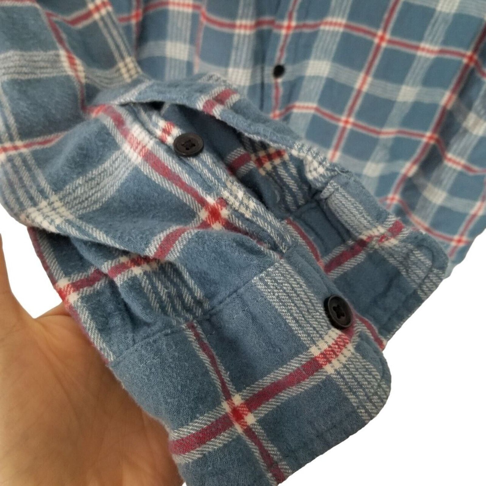 Lucky Brand Lucky Brand Mens Flannel Shirt Classic Fit XXL Plaid Grunge Size US XXL / EU 58 / 5 - 4 Thumbnail