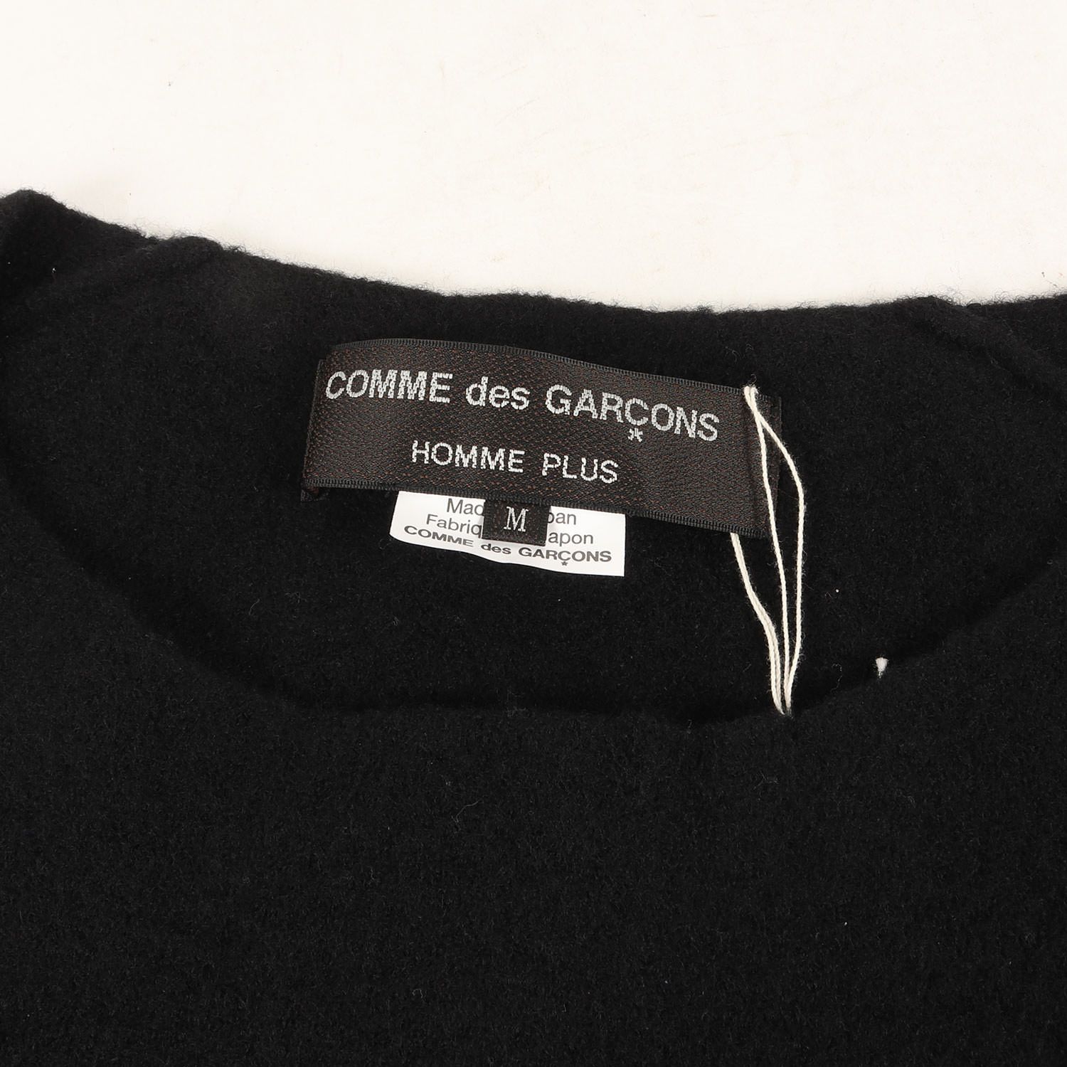 Comme des Garcons Homme Plus Sweater Wool Felted Striped Knit Size US M / EU 48-50 / 2 - 3 Thumbnail