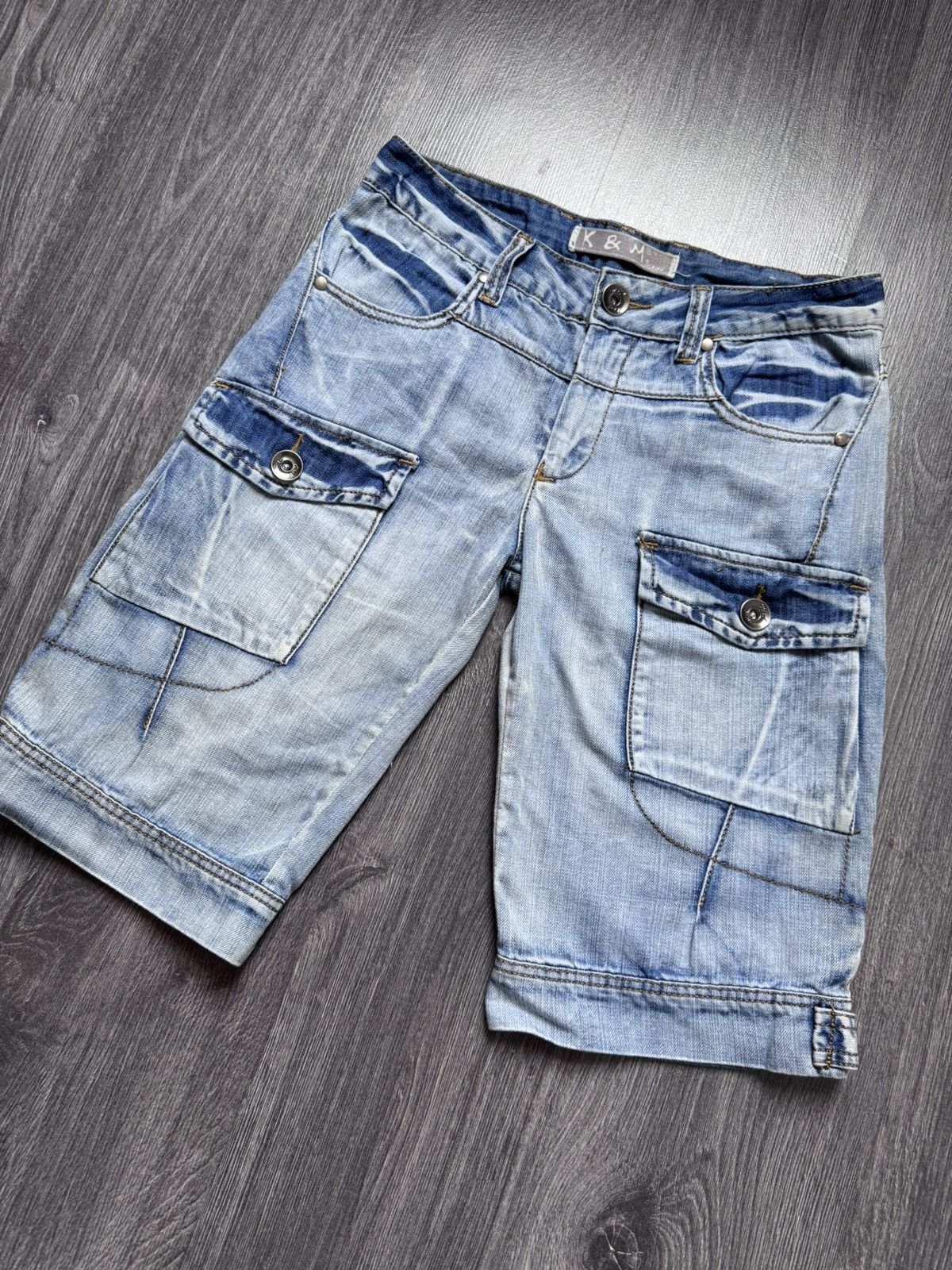 Japanese Brand × Vintage Y2K Vintage Japanese Kosmo Lupo Avantgarde Shorts Size US 30 / EU 46 - 3 Thumbnail