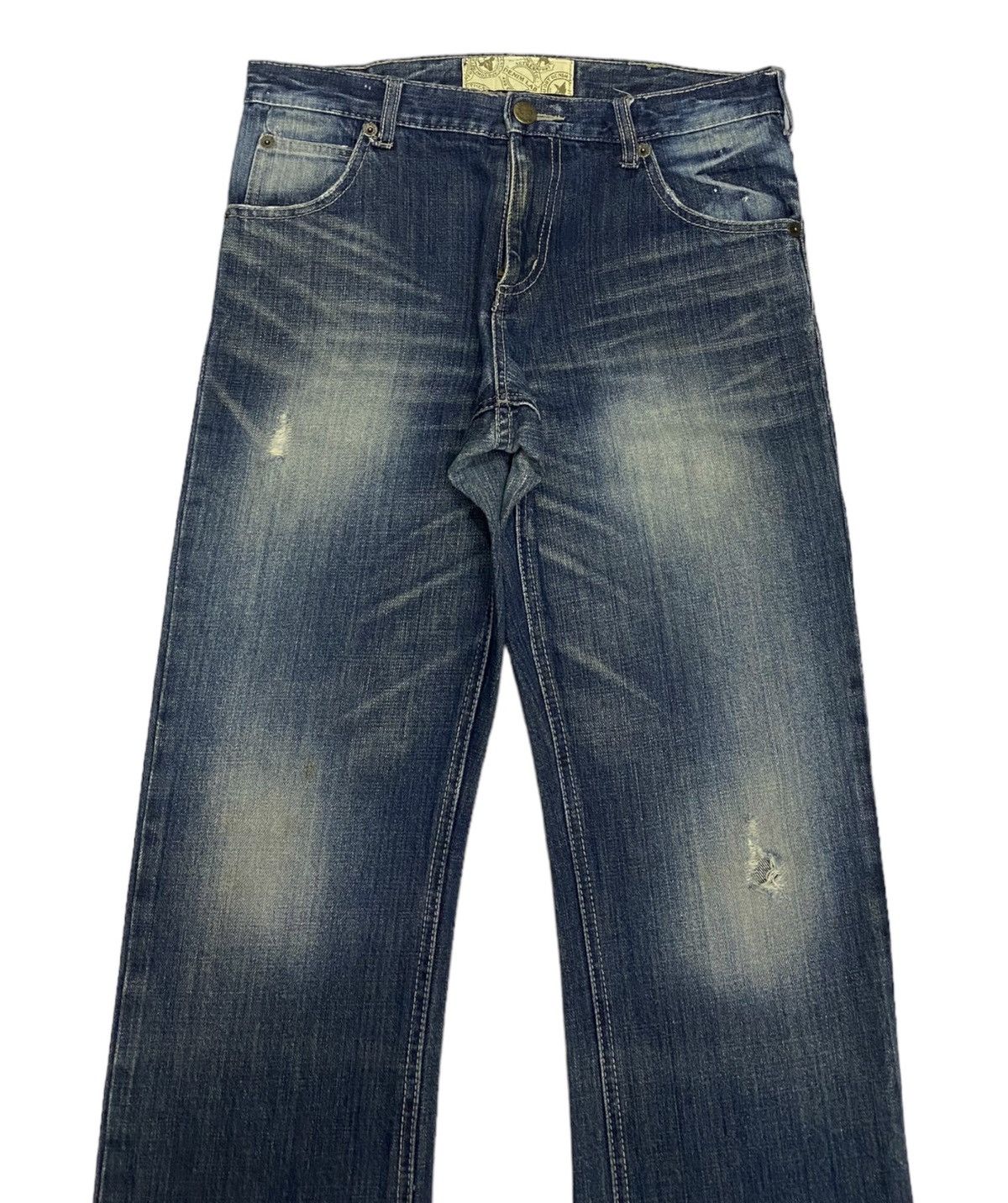 Hysteric Glamour DENIM LAB DISTRESSED DENIM UNDCOVER STYLE DESIGN DENIM JEAN Size US 32 / EU 48 - 3 Thumbnail