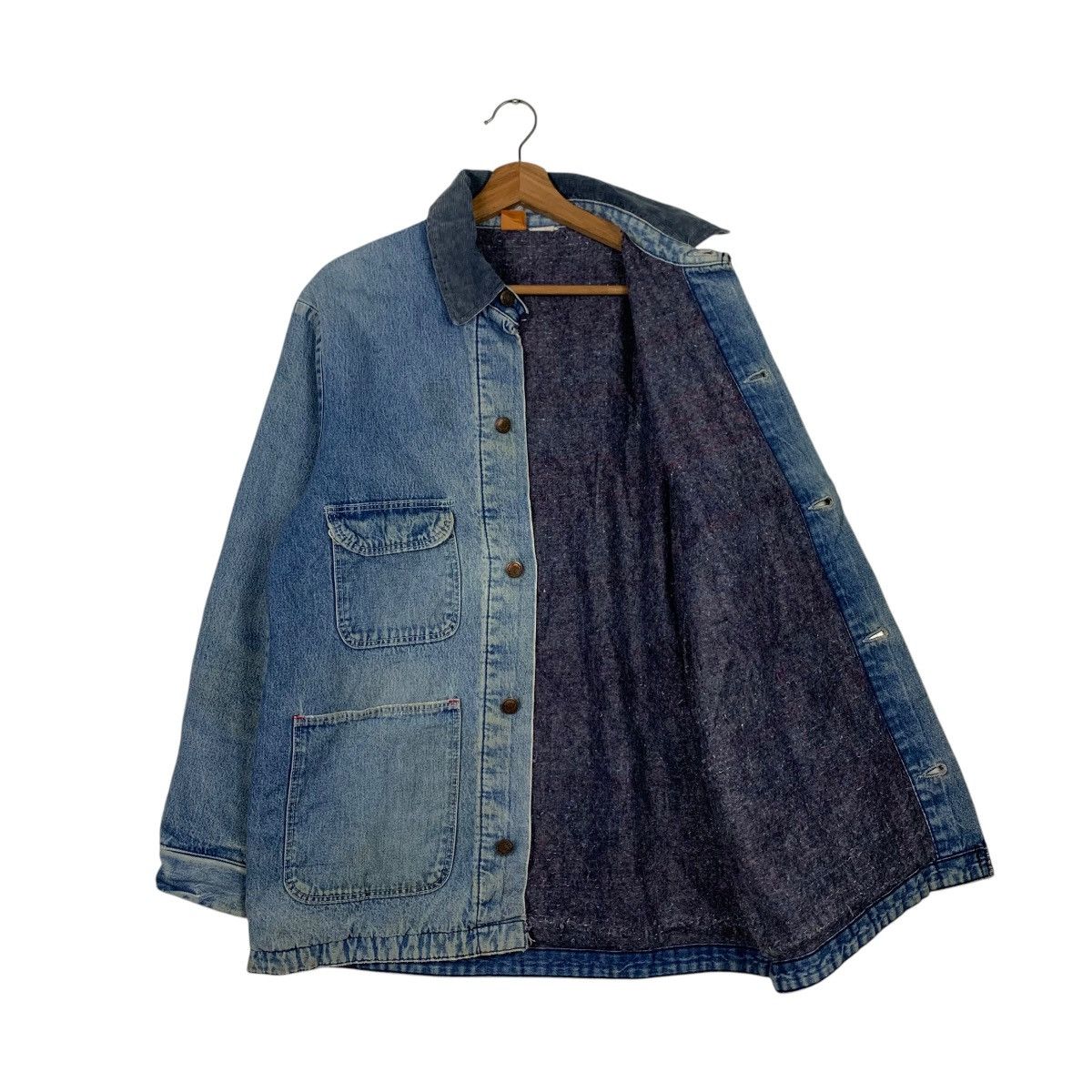 Japanese Brand BIG BEN by Wrangler Blanket Lined Denim Jacket #2141-C94 Size US M / EU 48-50 / 2 - 9 Thumbnail