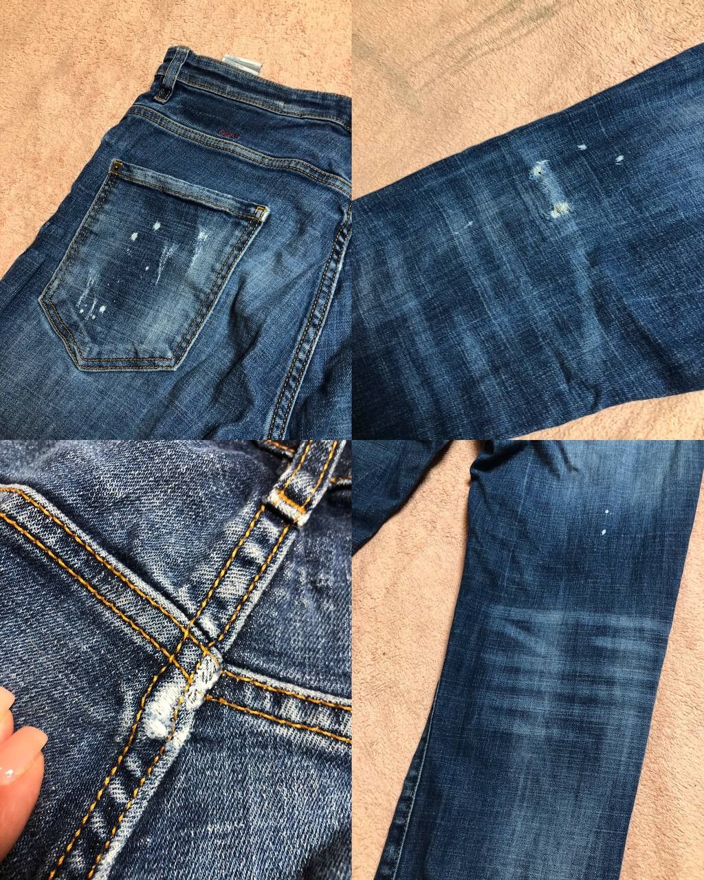 Dsquared2 Vintage Dsquared2 Distressed Denim Jeans Size 32 Size US 32 / EU 48 - 20 Thumbnail
