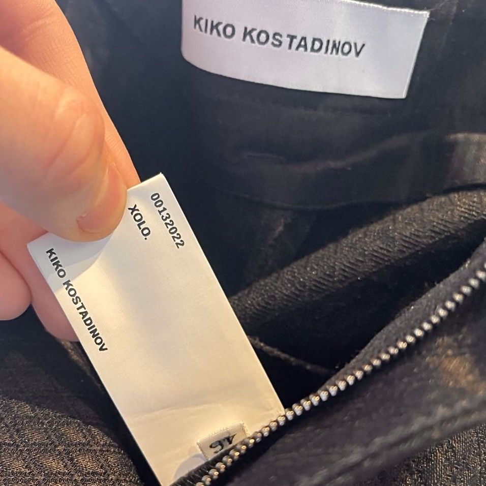 Kiko Kostadinov Kiko Kostadinov Black Giran Trousers Size US 30 / EU 46 - 2 Thumbnail