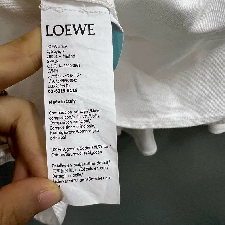 Loewe LOEWE Stitched embossed logo jeans shirt Size XS / US 0-2 / IT 36-38 - 3 Thumbnail