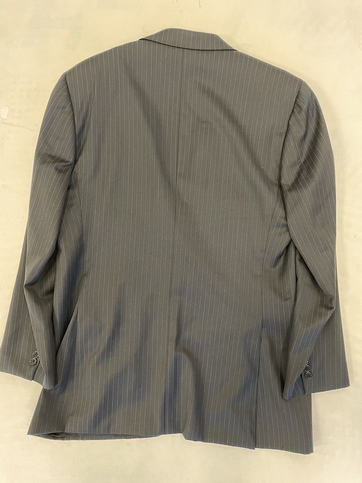 Canali Striped Wool Suit Size 42L - 8 Thumbnail
