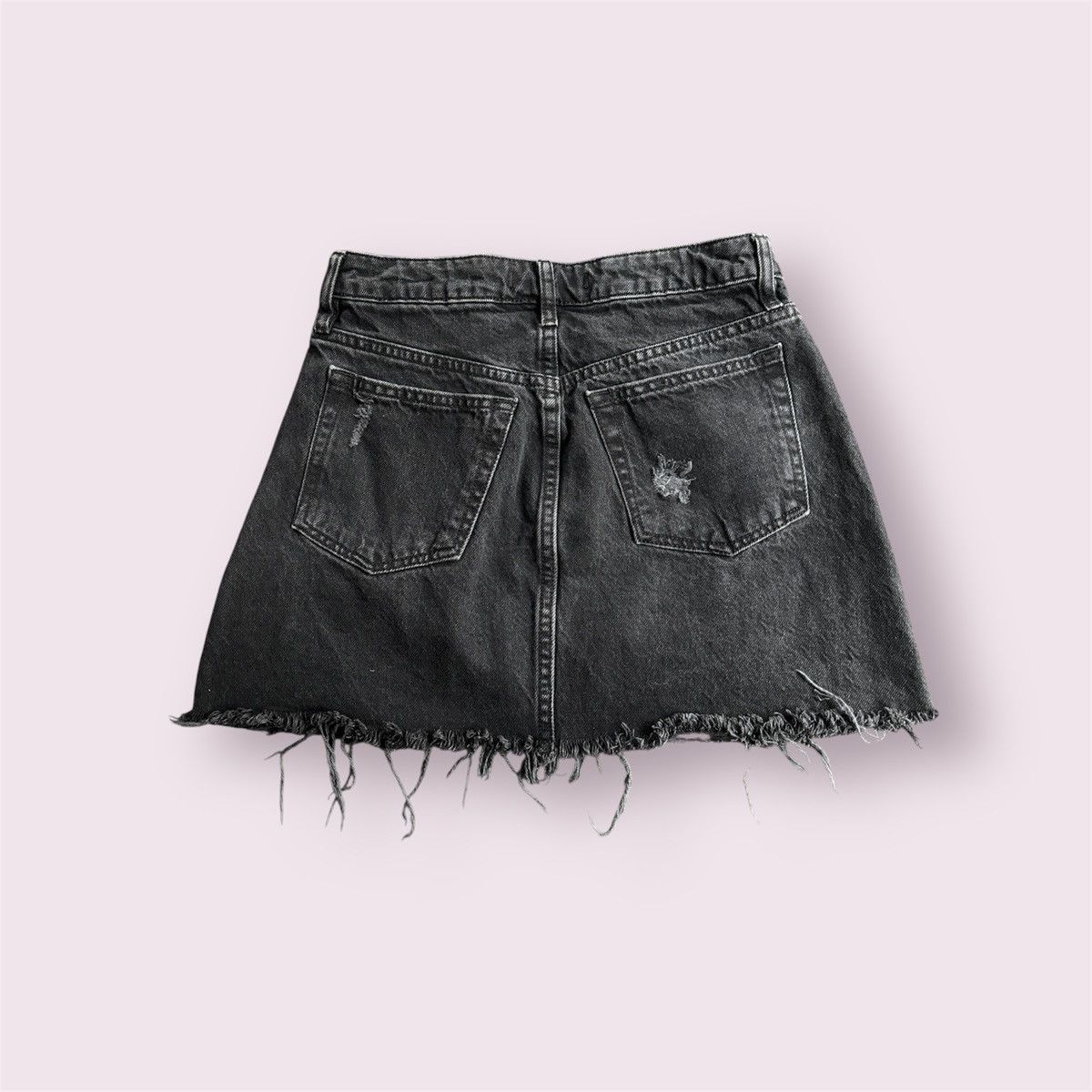 Free People We the Free Free People Denim skirt Size 24" / US 00 / IT 34 - 2 Thumbnail