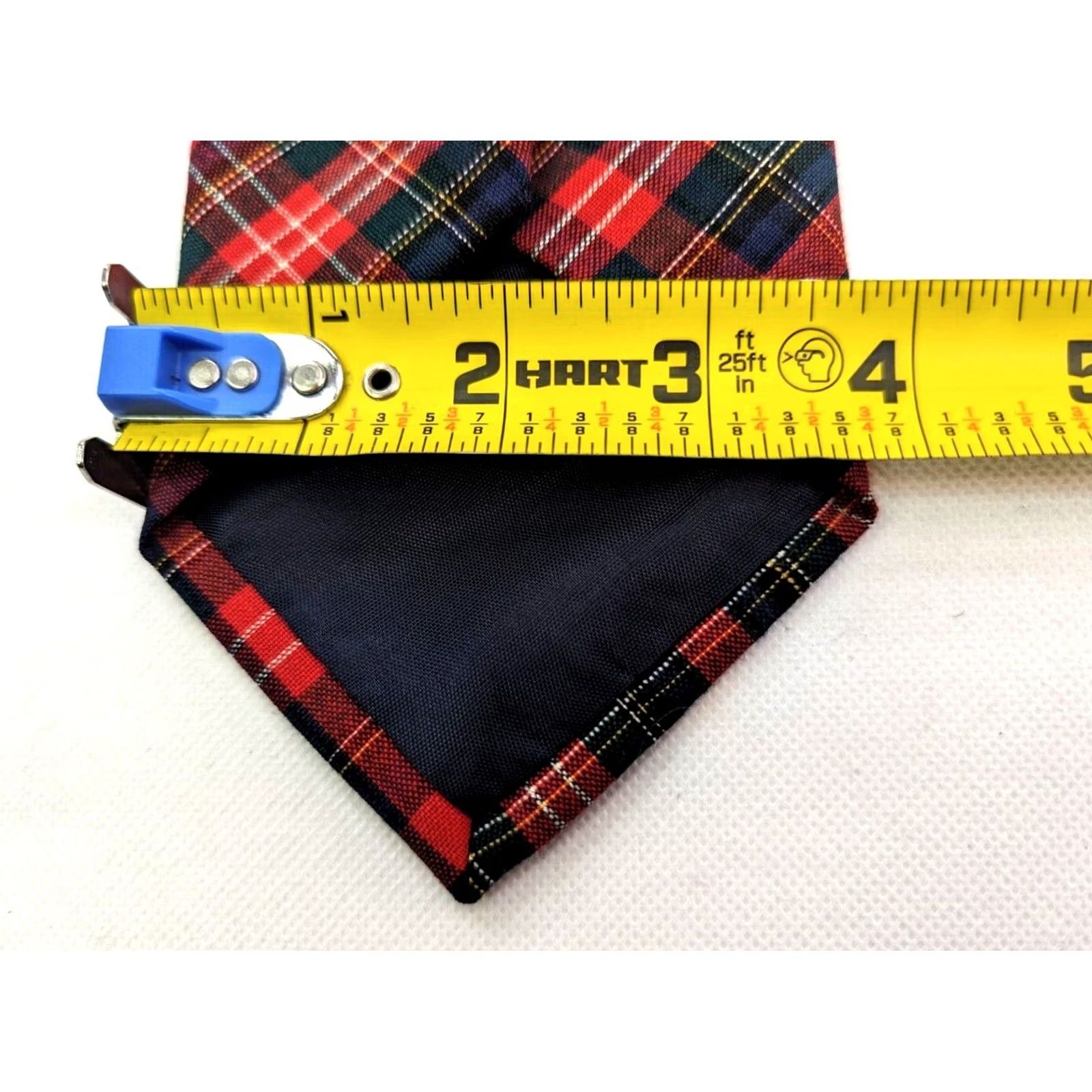 Pendleton VINTAGE Pendleton Mens Tie Plaid Virgin Wool 55" x 3.75" USA Made Necktie Classic Wool Tie Navy Red Green White Pattern: Plaids & Checks Mens Tie Size ONE SIZE - 4 Thumbnail