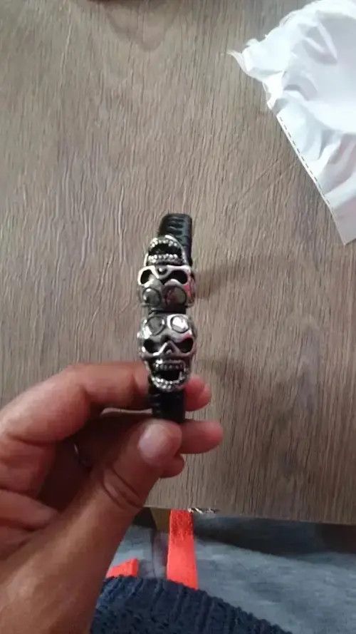 Other Black Braided Leather Bracelet Size ONE SIZE - 4 Thumbnail