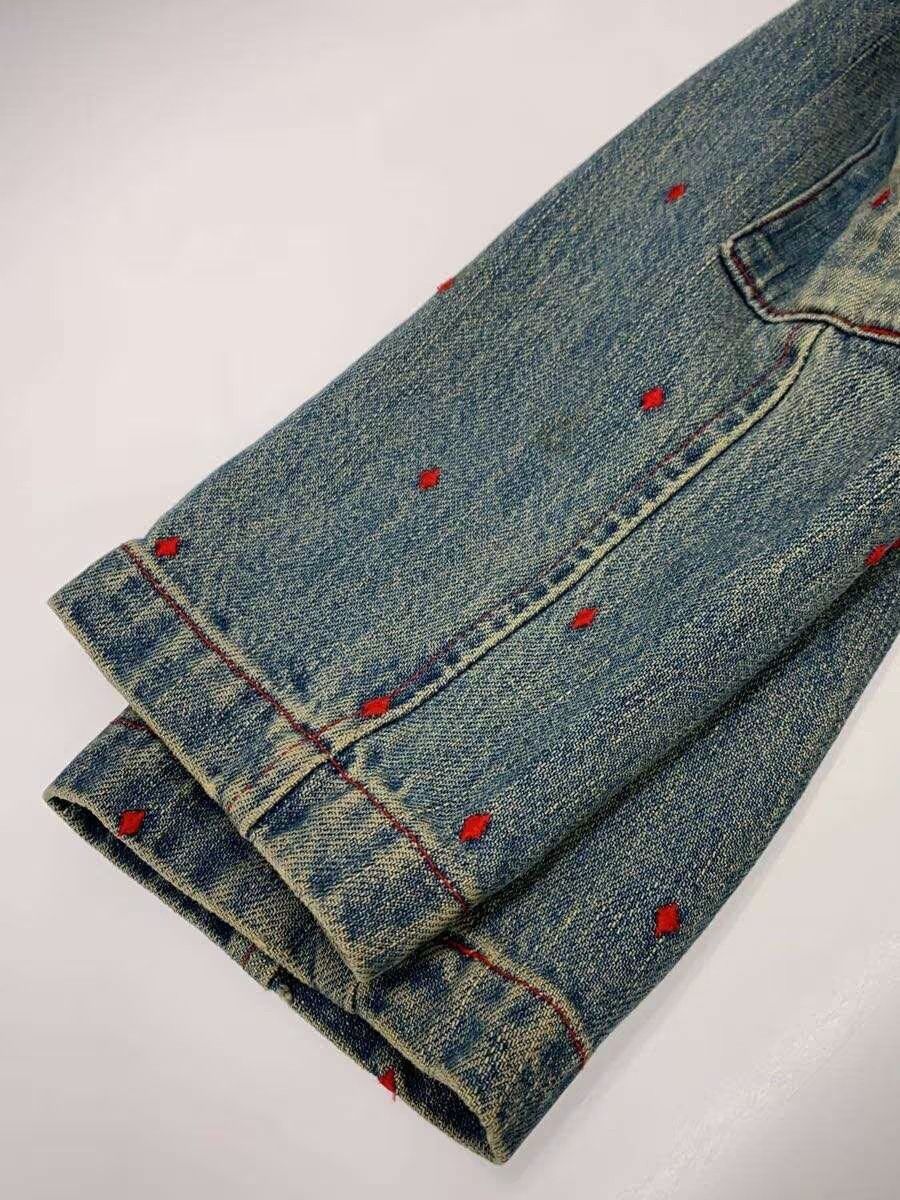 Undercover Diamond Embroidered Denim Tailored Jacket Size US M / EU 48-50 / 2 - 3 Thumbnail
