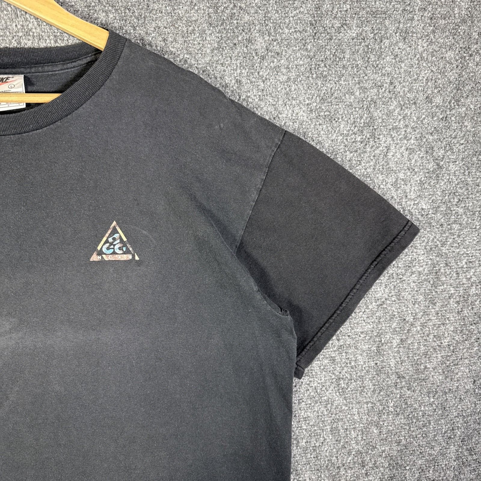 Nike ACG Vintage Nike ACG Shirt Mens XL Black SpellOut 90s All Condit Size US XL / EU 56 / 4 - 4 Thumbnail