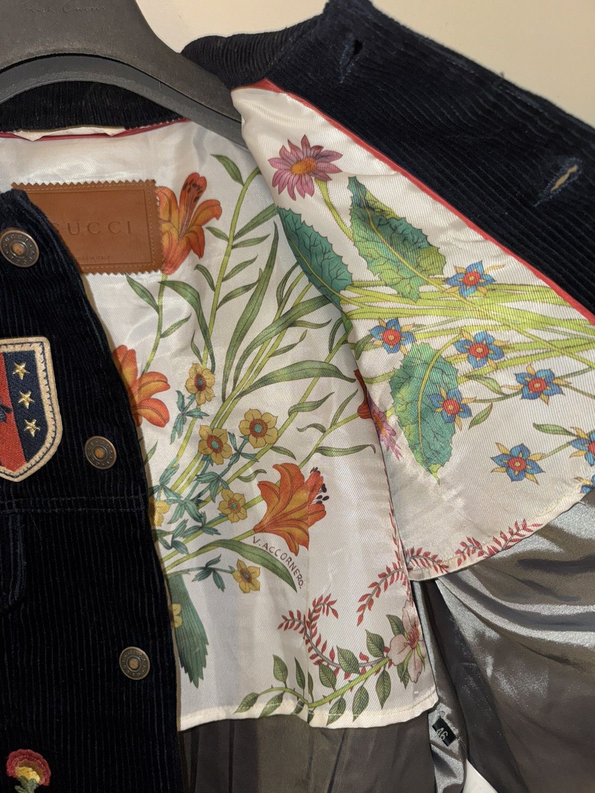Gucci L'Aveugle Par Amour corduroy jacket Size US S / EU 44-46 / 1 - 14 Thumbnail