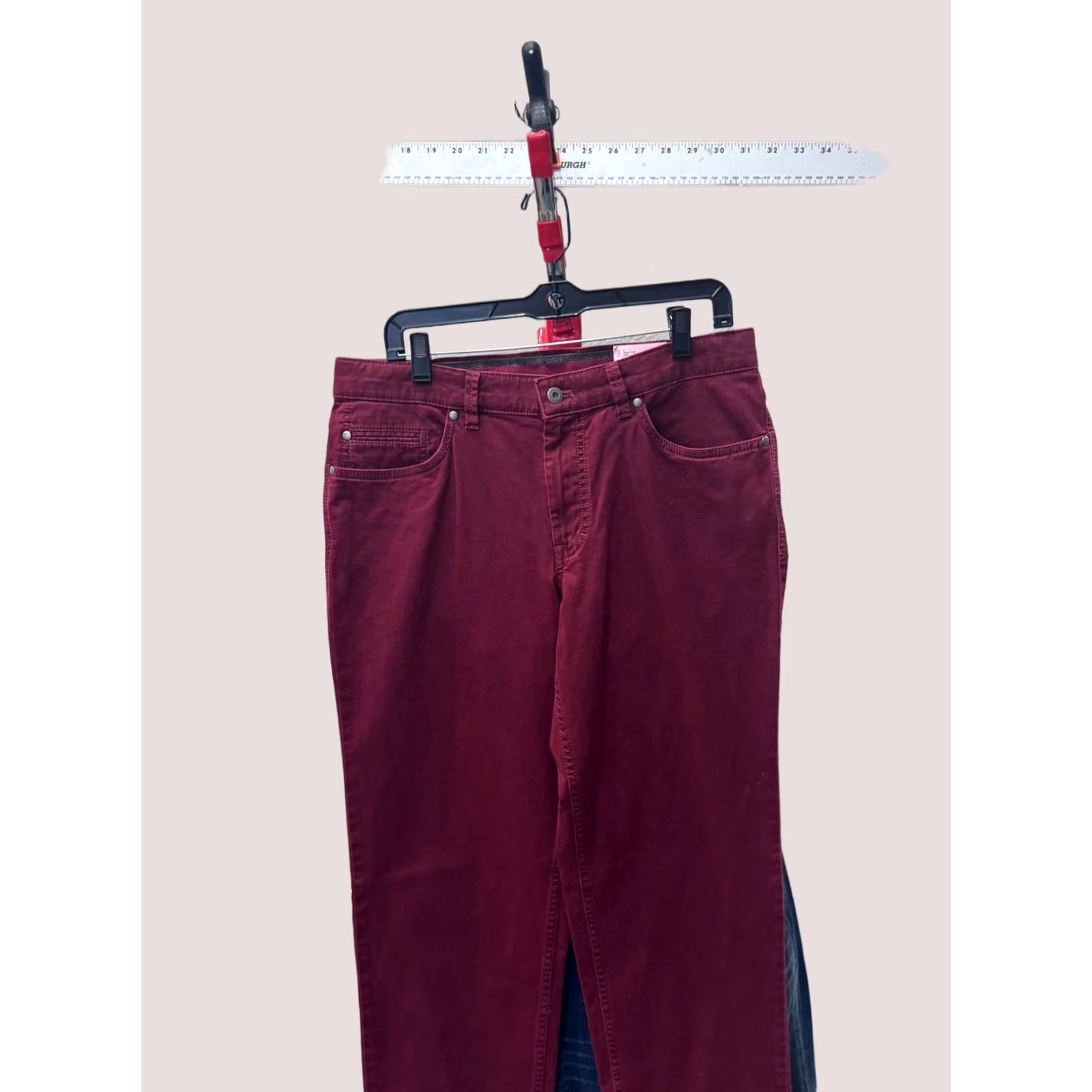 Etro Maus & Hoffman Retro Red Jeans Pants 34 x 31 Men Regular Multicolor Jeans Pants 90s style Mens Size US 33 - 1 Thumbnail